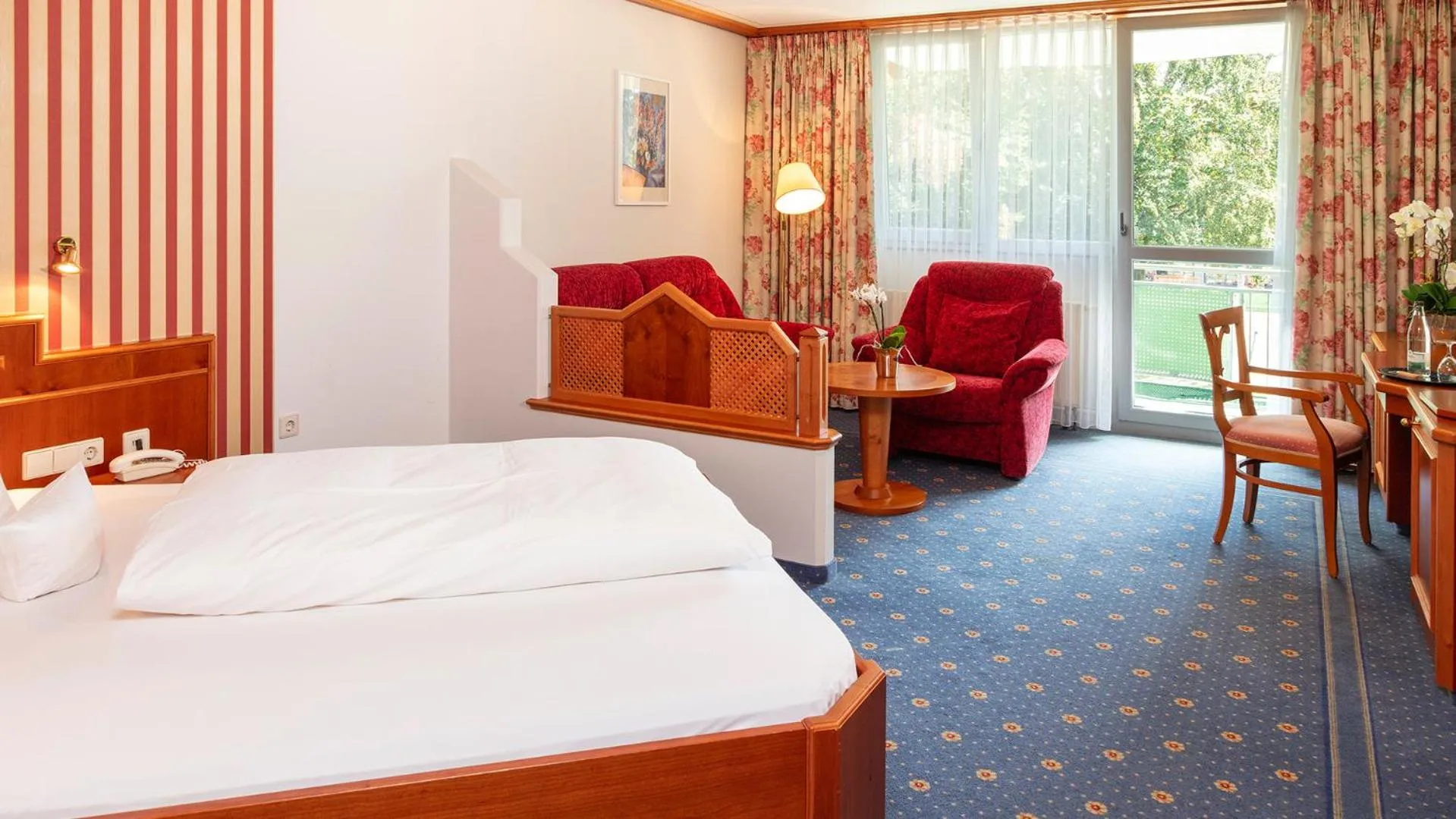 Bedroom, Bed in Parkhotel an der Therme