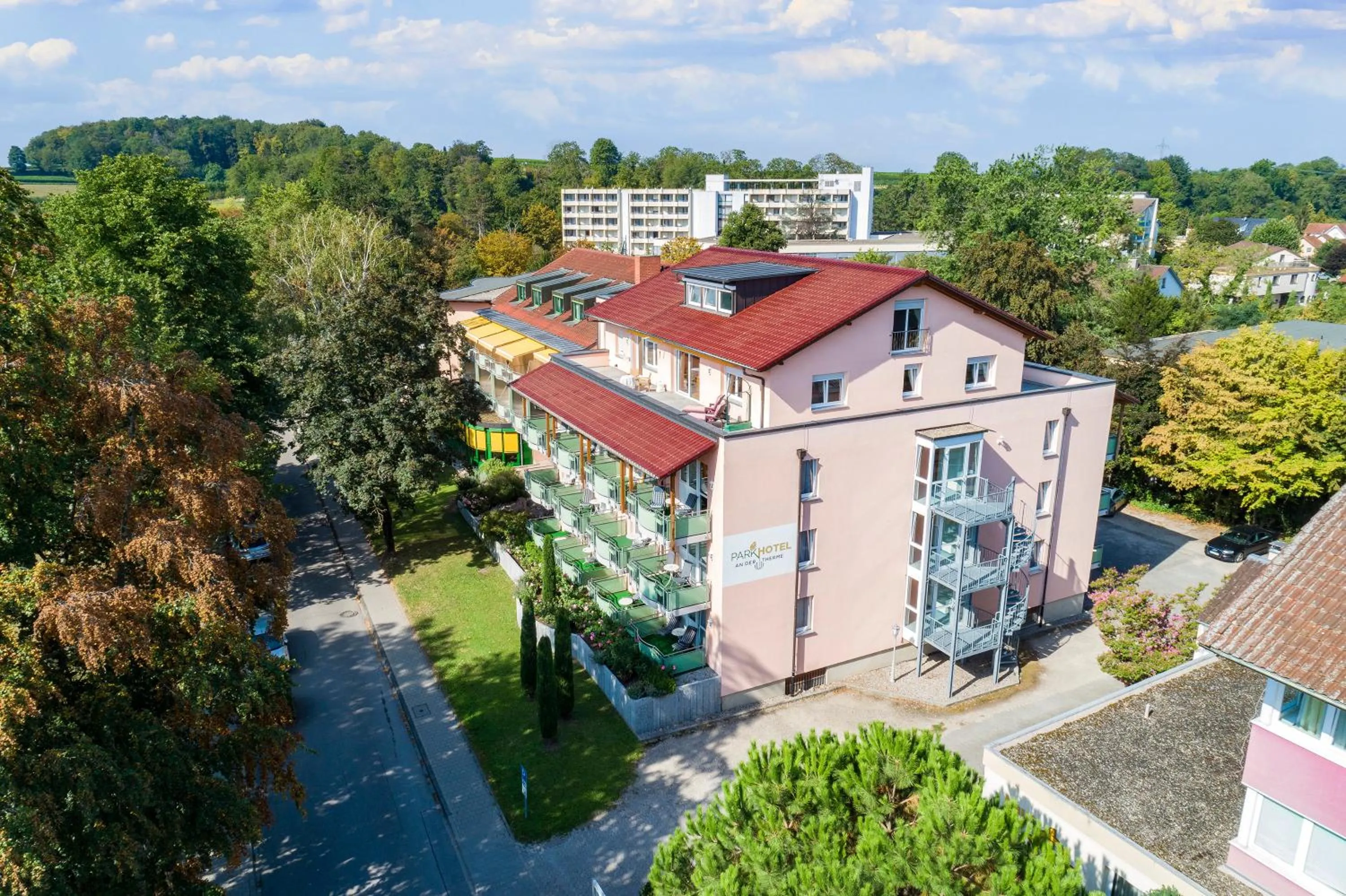 Bird's eye view in Parkhotel an der Therme