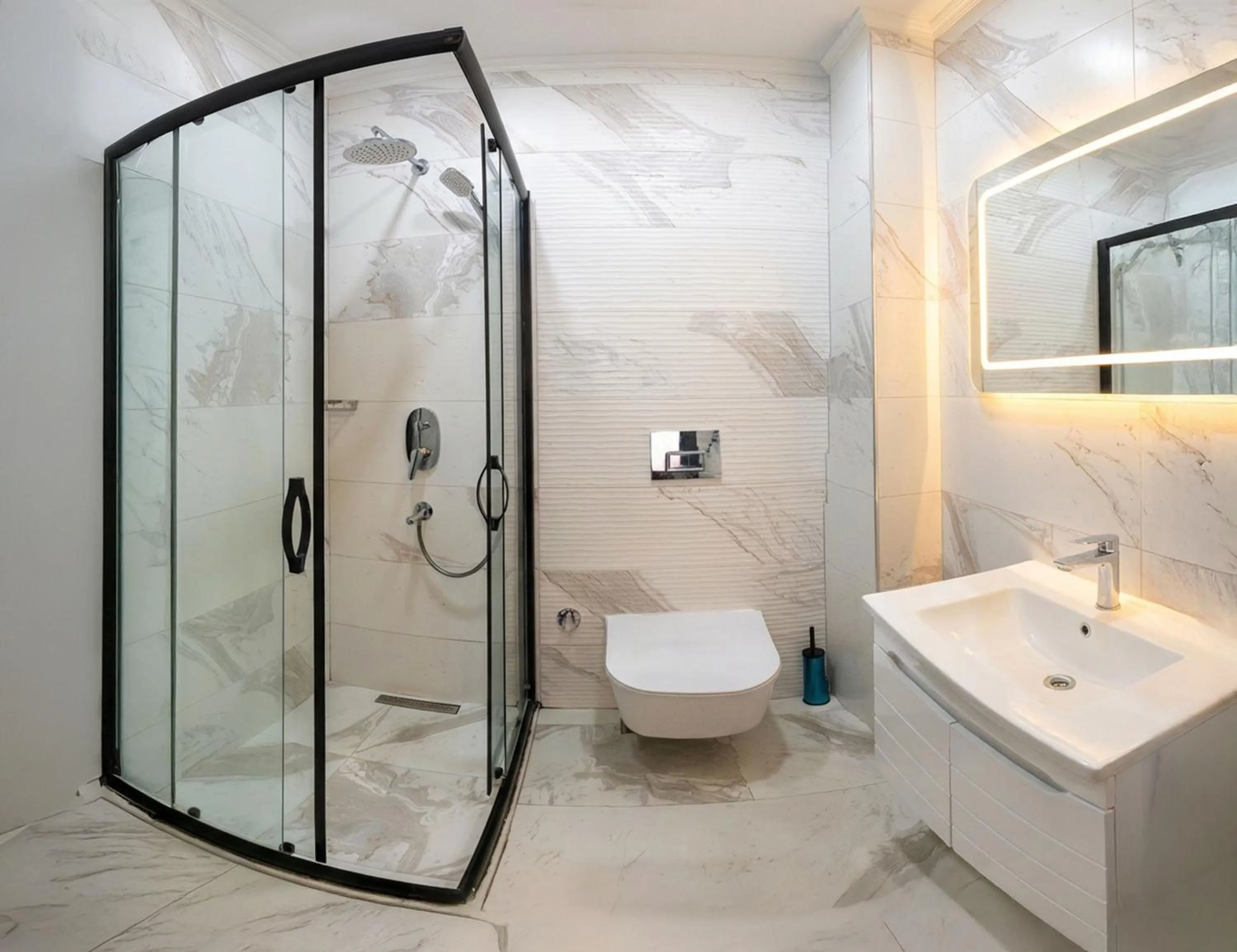 Bathroom in hotel La Vitrine