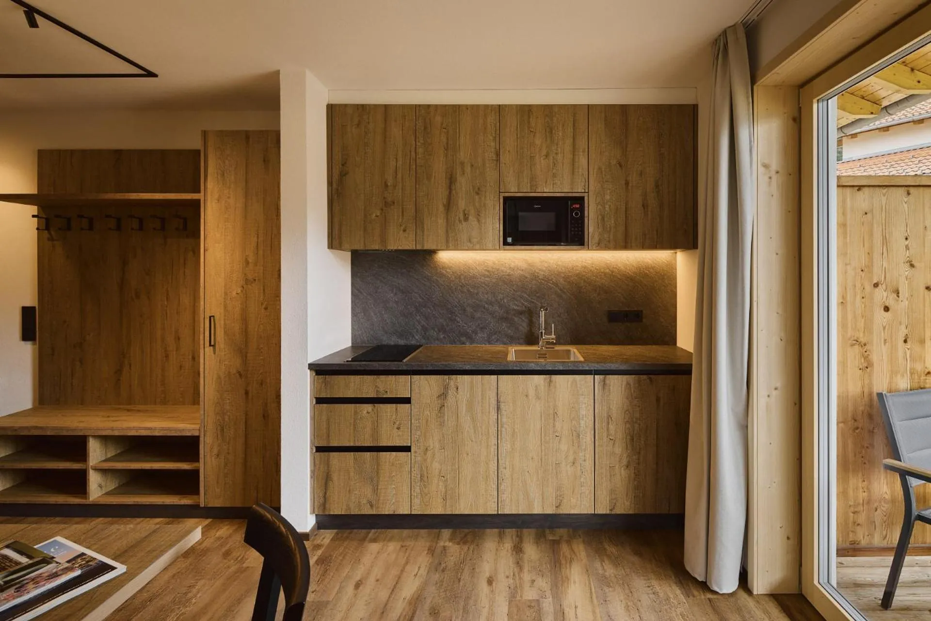 Kitchen or kitchenette, Bed in Residence Rosarela