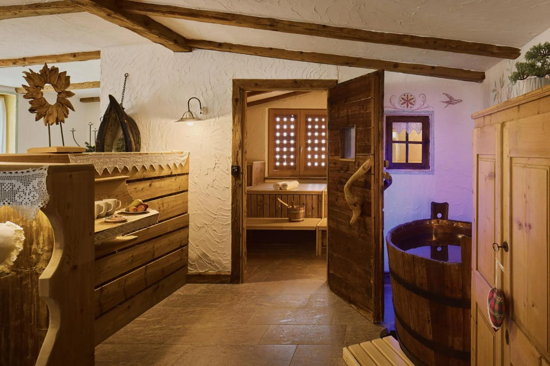 Sauna, Bed in Residence Rosarela