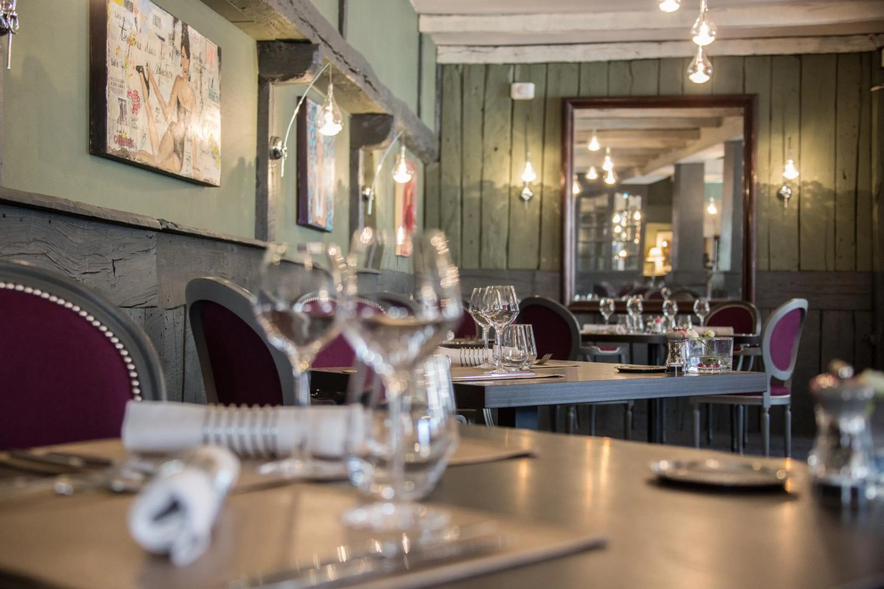 Restaurant/places to eat in Logis Hôtel Le Beaulieu