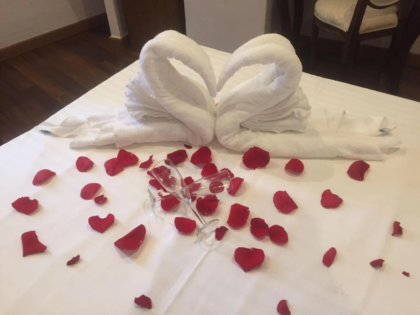 Bed in Antico Hotel Moderno