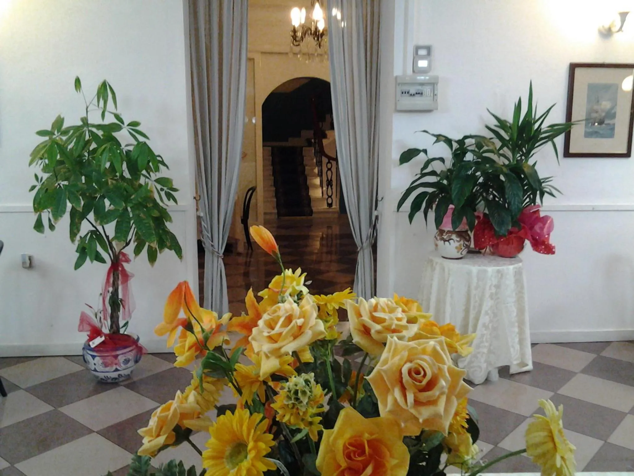 Decorative detail in Antico Hotel Moderno