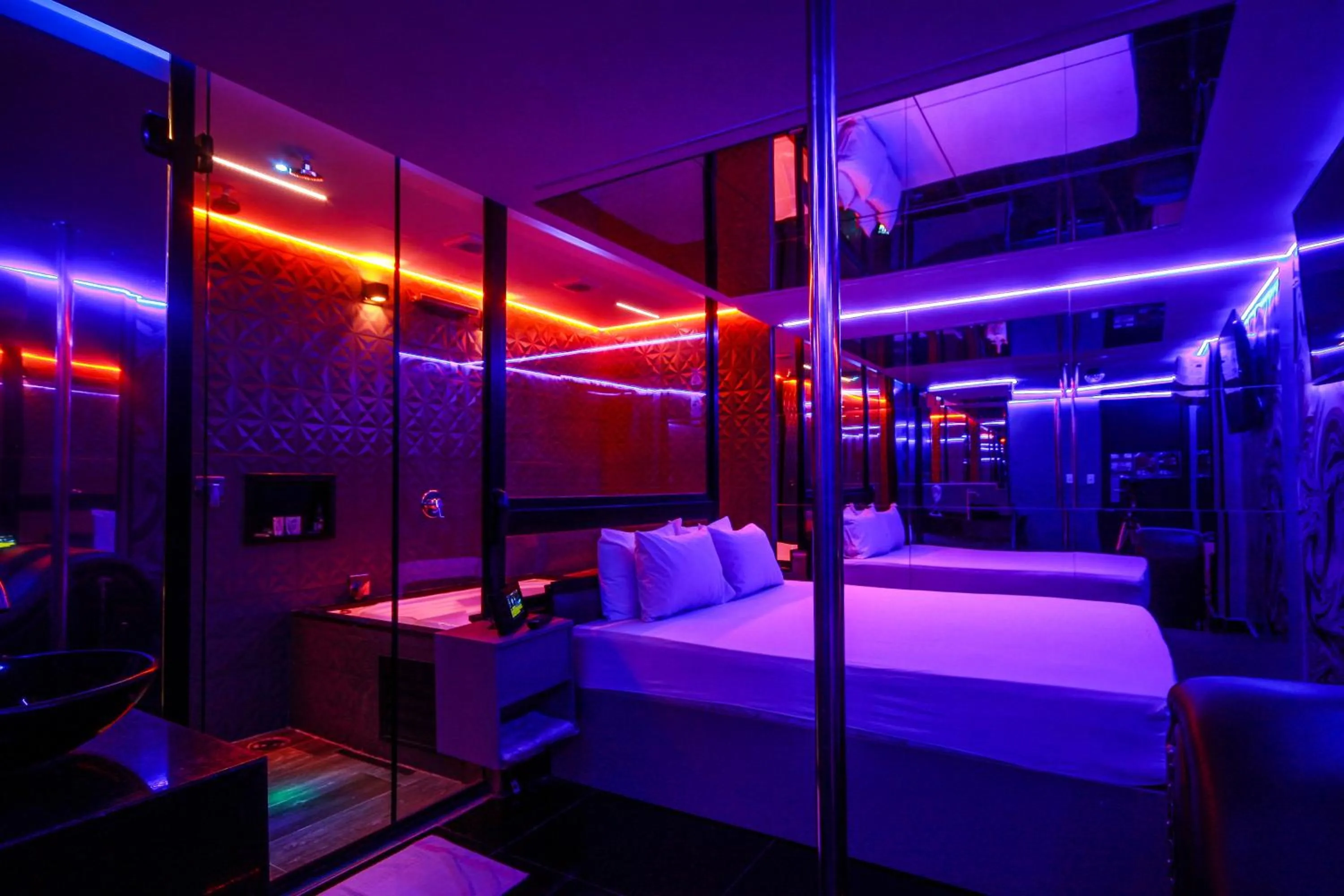 Bedroom, Bed in Adrenalina Motel Itaquera - Arena Corinthians