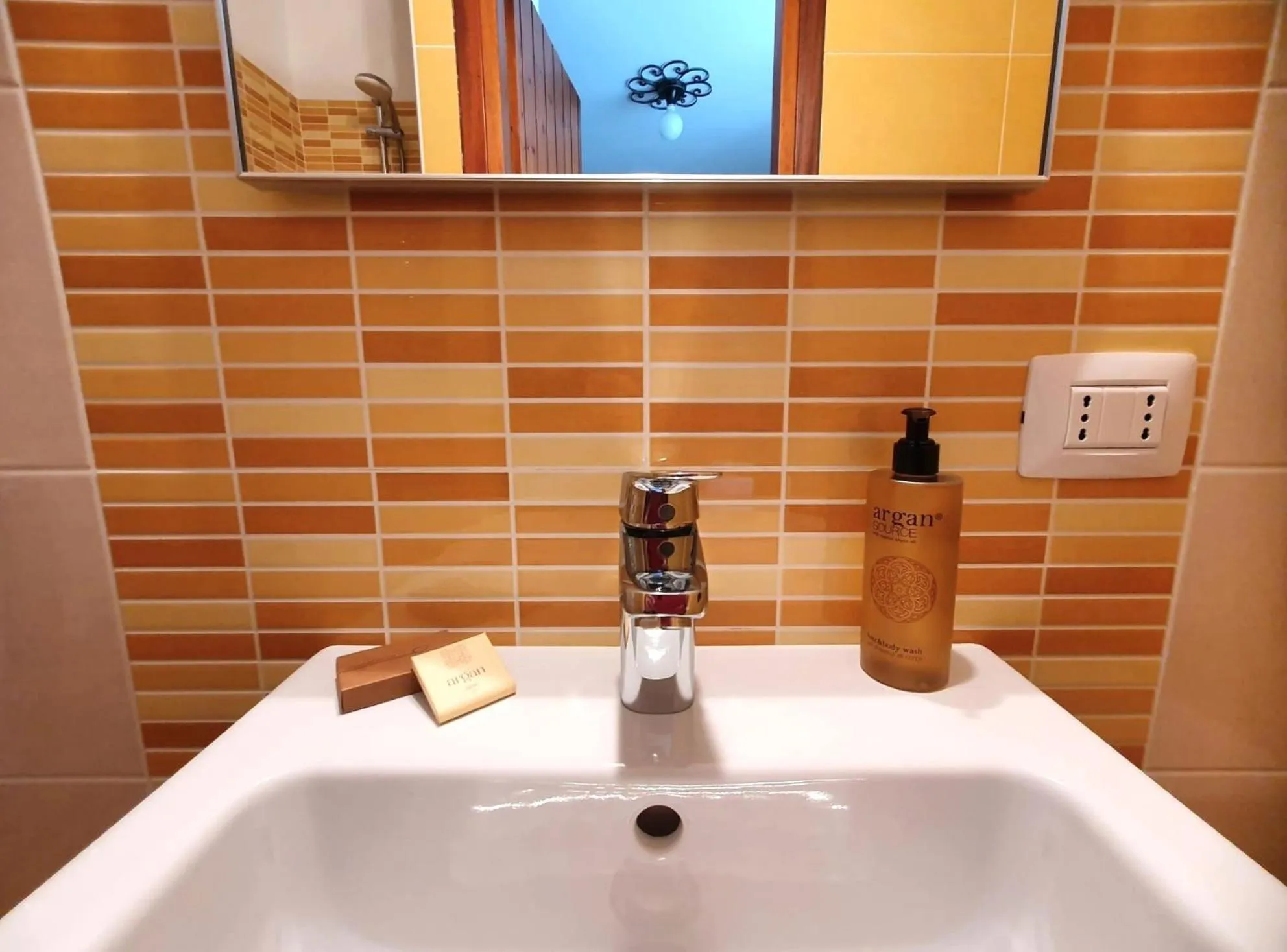 Bathroom in Altavilla Albergo meublé