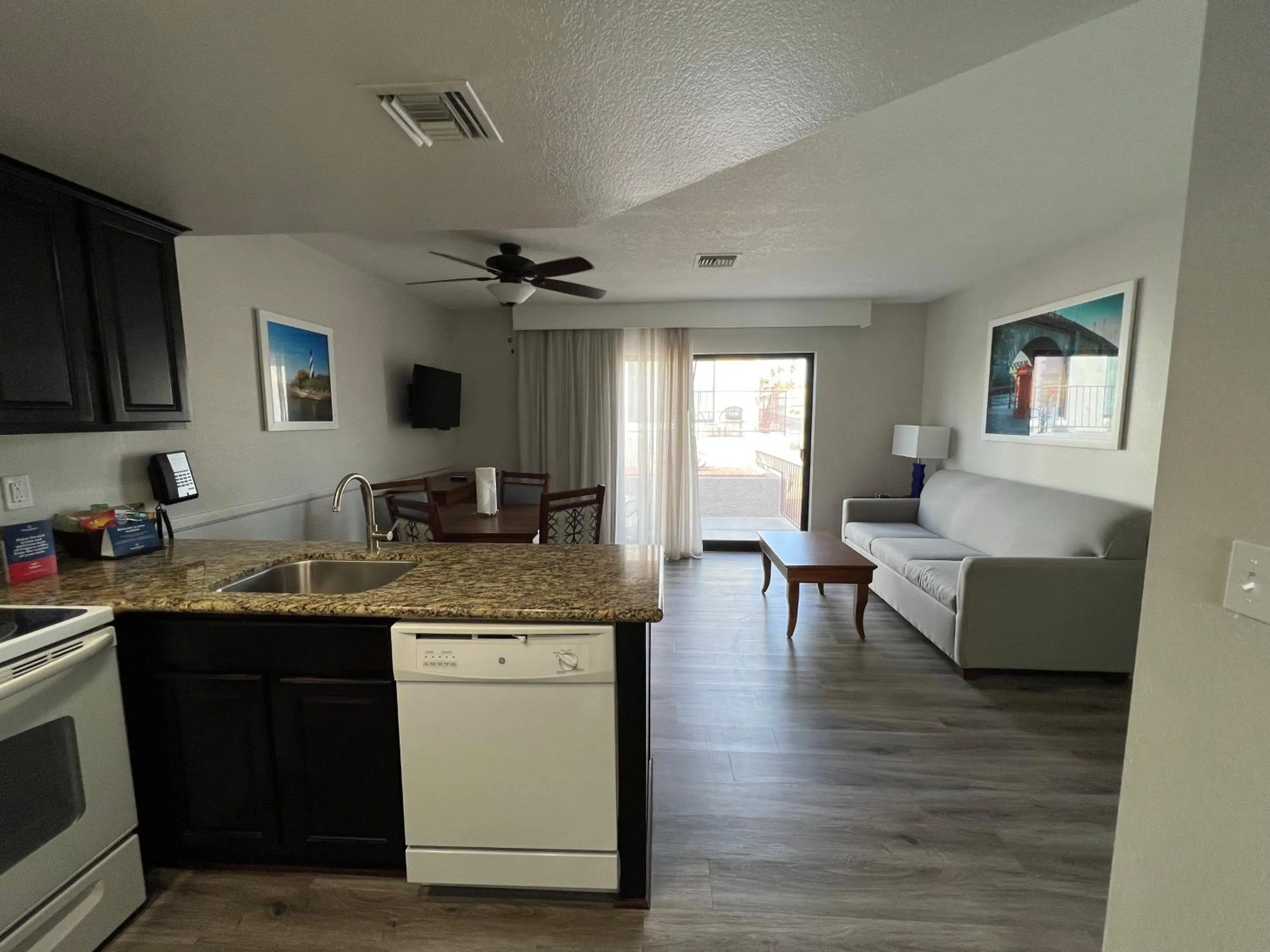 Living room in GetAways at Havasu Dunes Resort