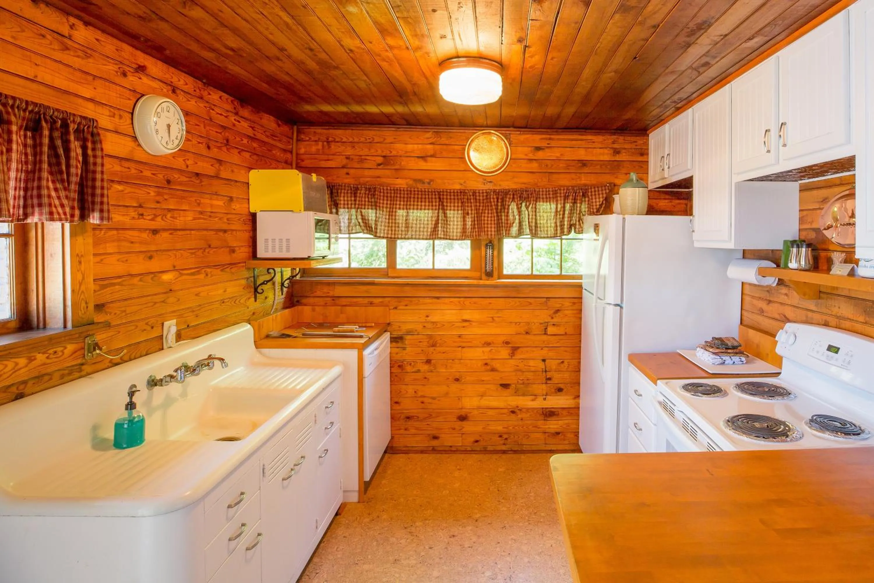 Kitchen or kitchenette in Ludlow's Island Resort