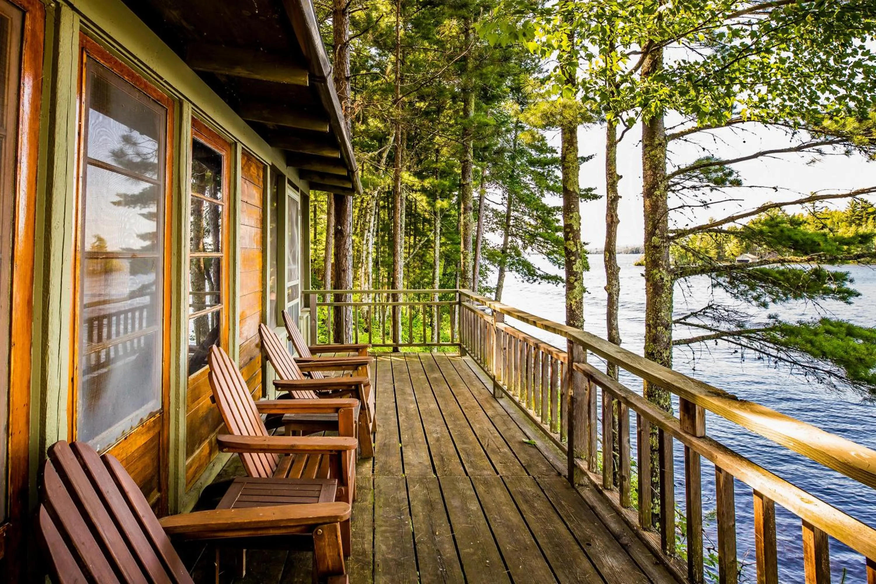 Patio in Ludlow's Island Resort