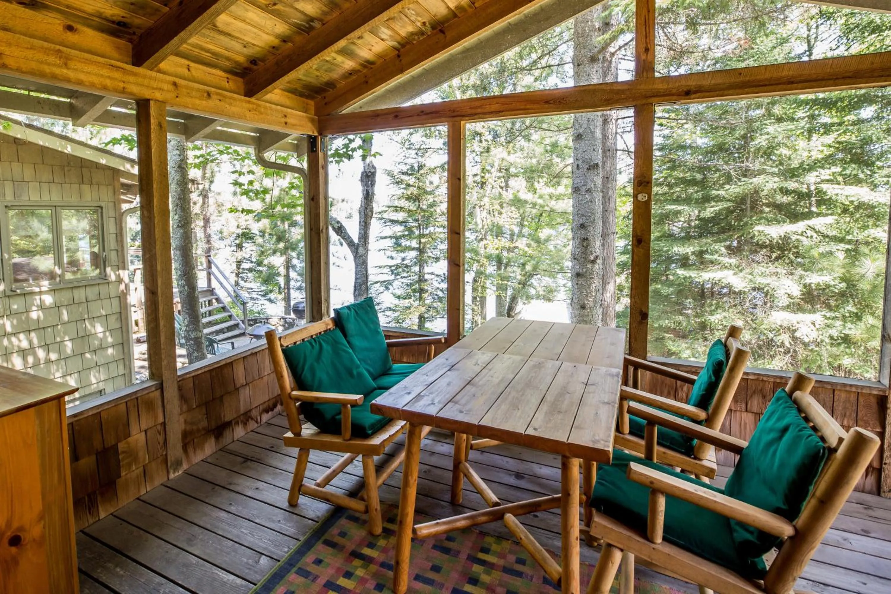 Patio in Ludlow's Island Resort