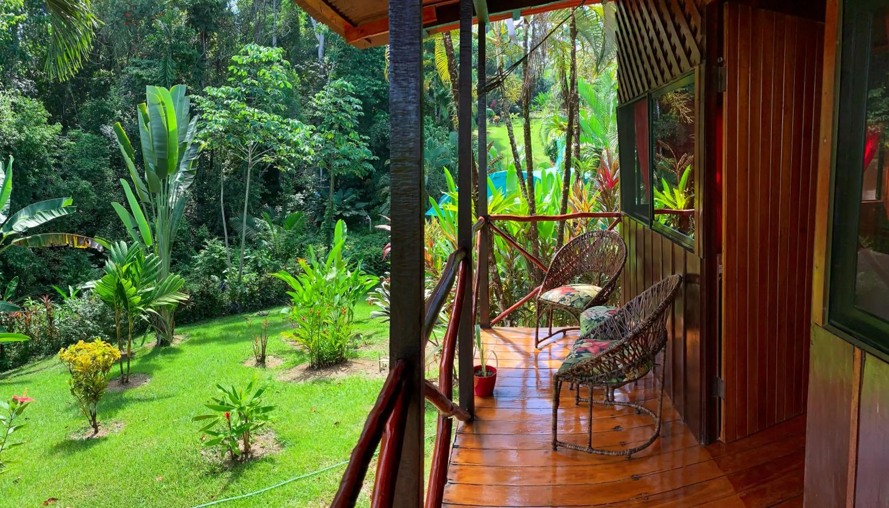 Balcony/Terrace in Las Caletas Lodge