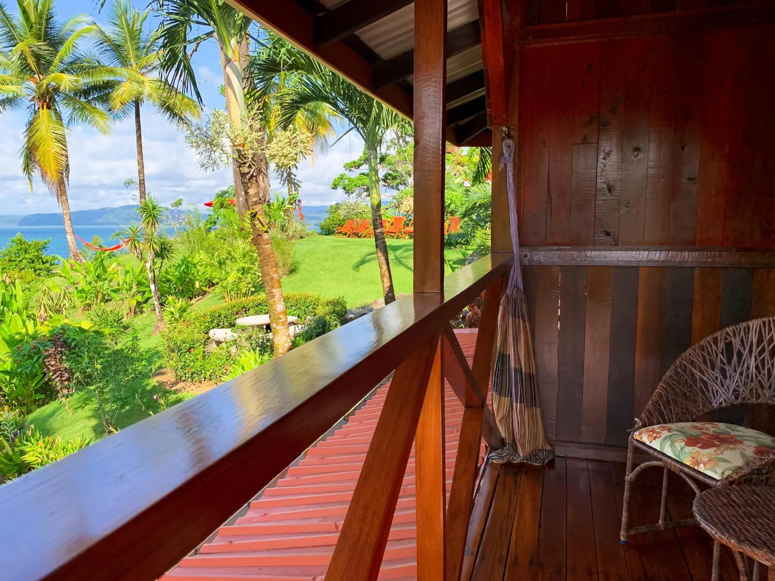 Balcony/Terrace in Las Caletas Lodge