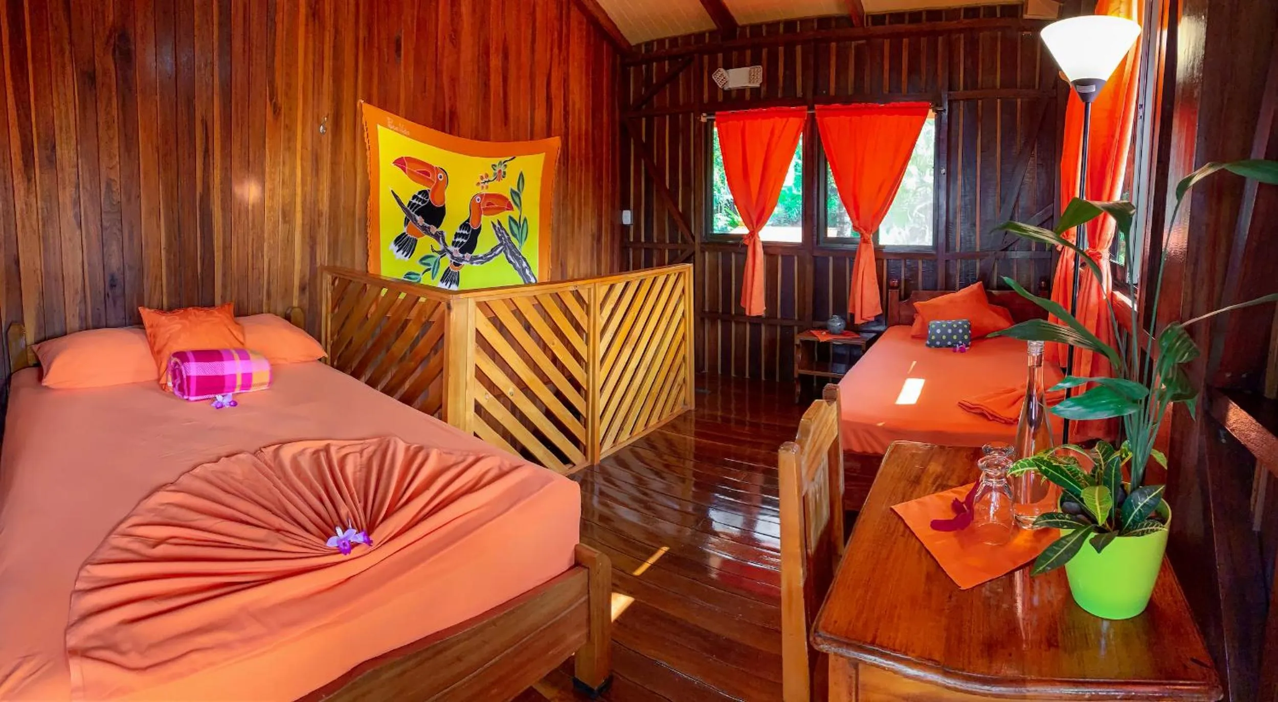 Bed in Las Caletas Lodge