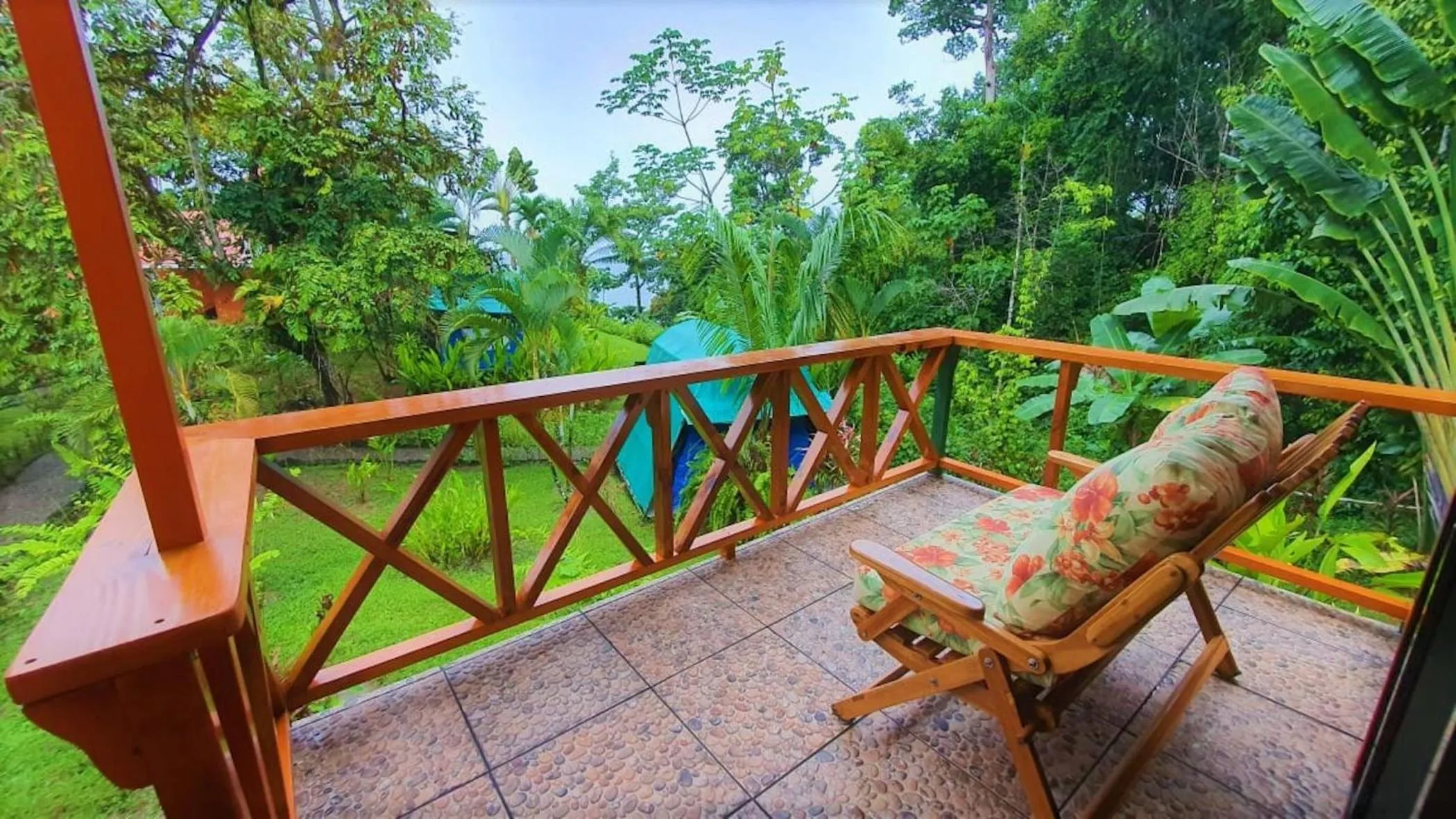 Balcony/Terrace in Las Caletas Lodge