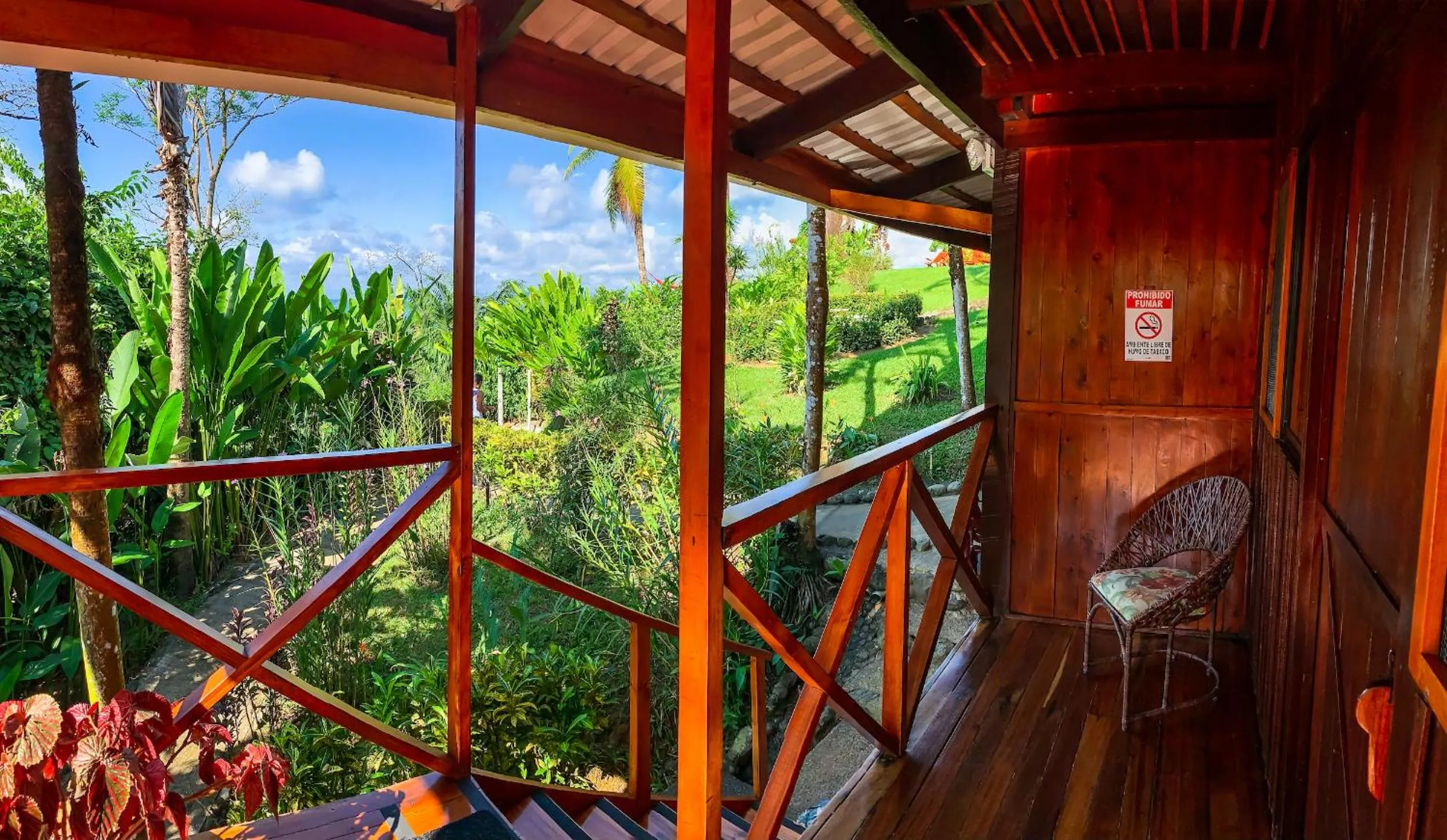 Balcony/Terrace in Las Caletas Lodge