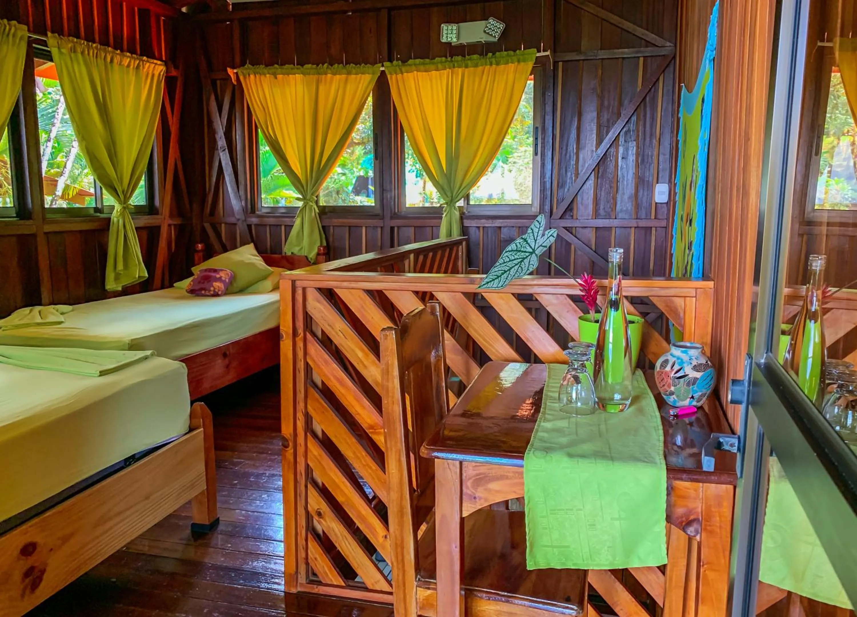 Bed in Las Caletas Lodge