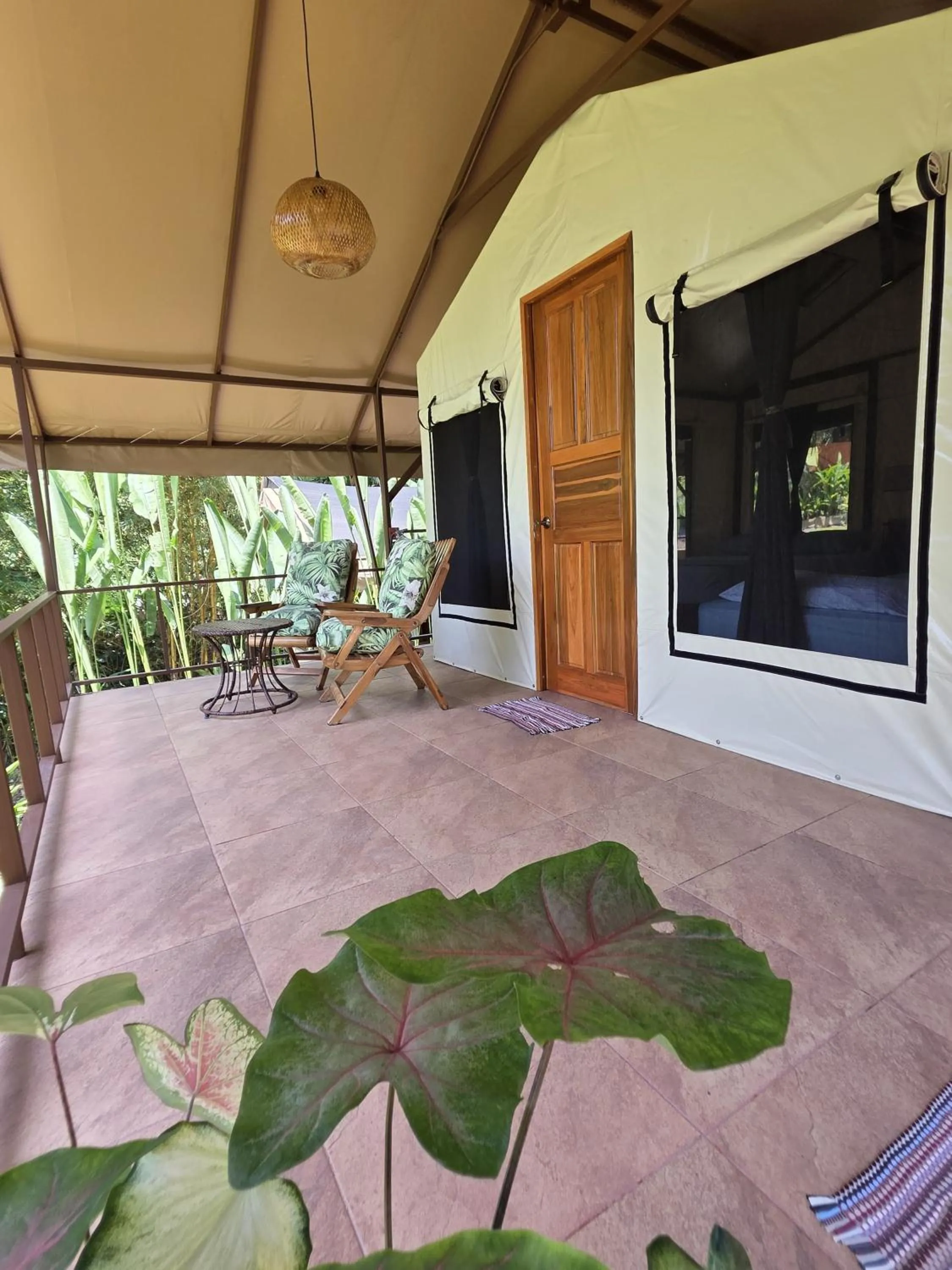 Balcony/Terrace in Las Caletas Lodge