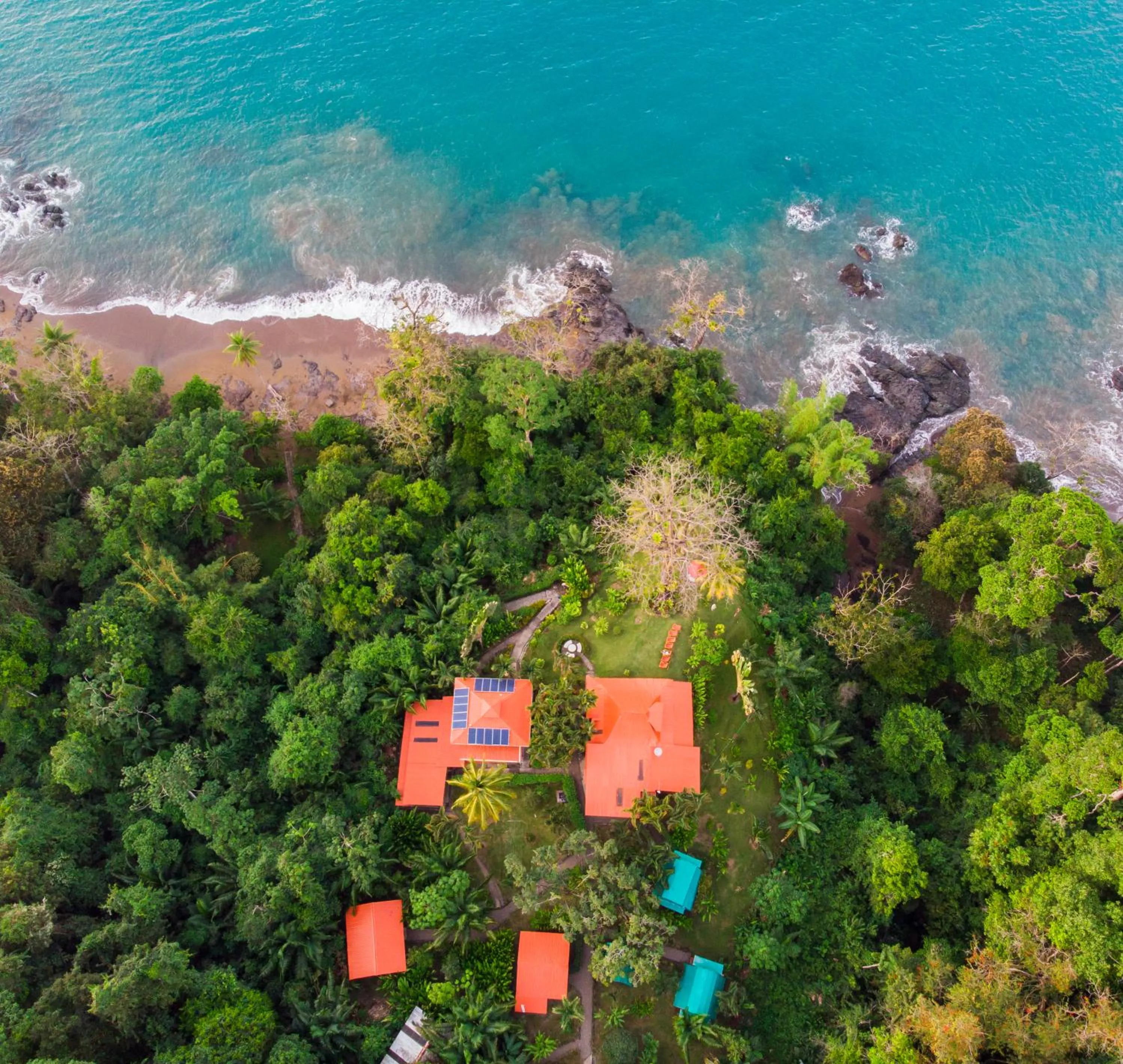 Bird's eye view in Las Caletas Lodge