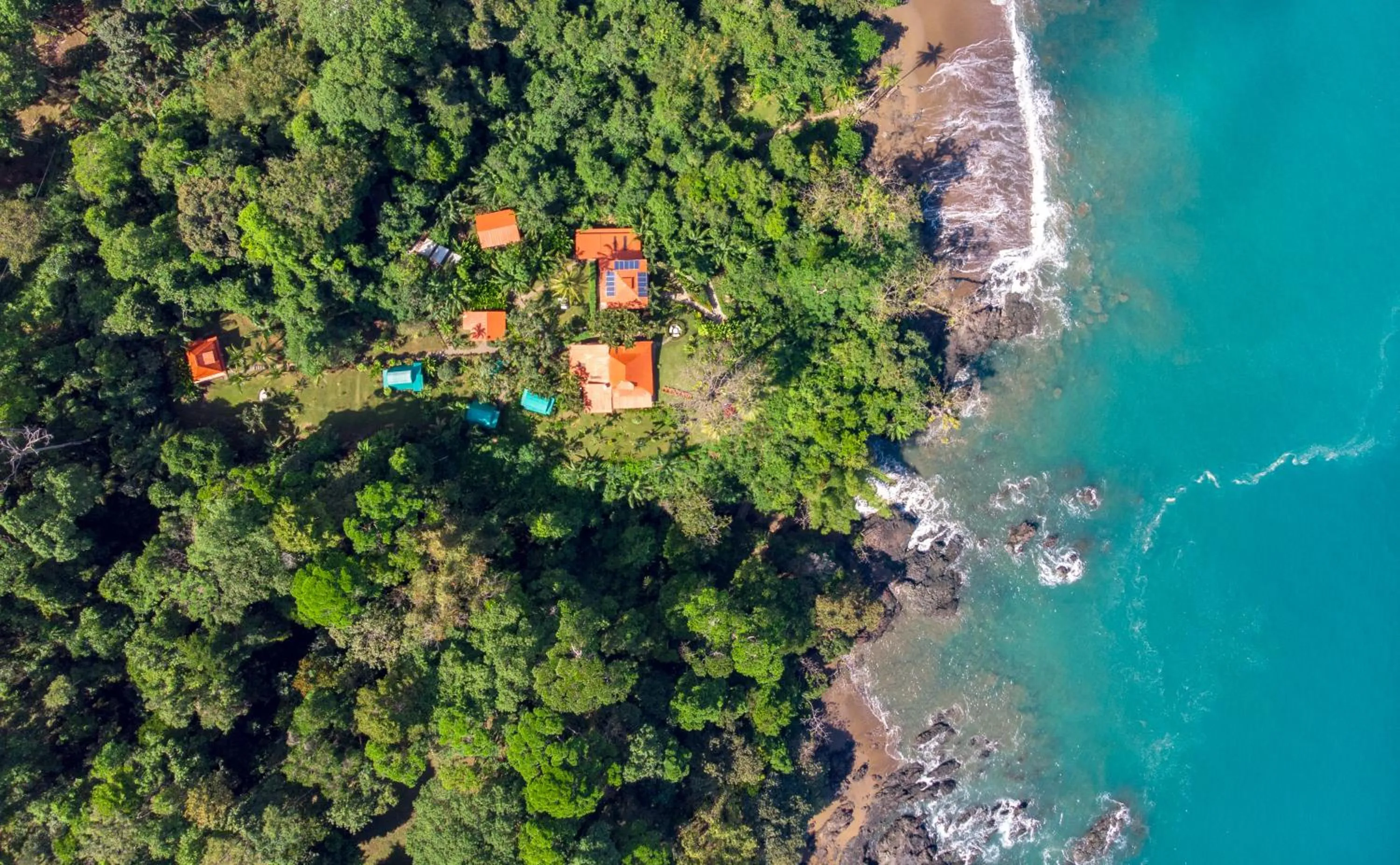 Bird's eye view in Las Caletas Lodge