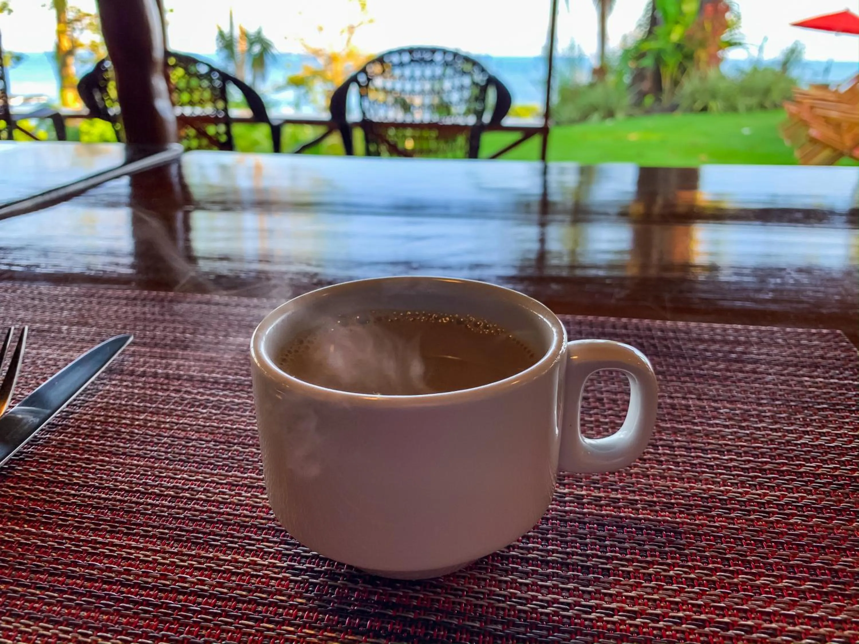 Drinks in Las Caletas Lodge