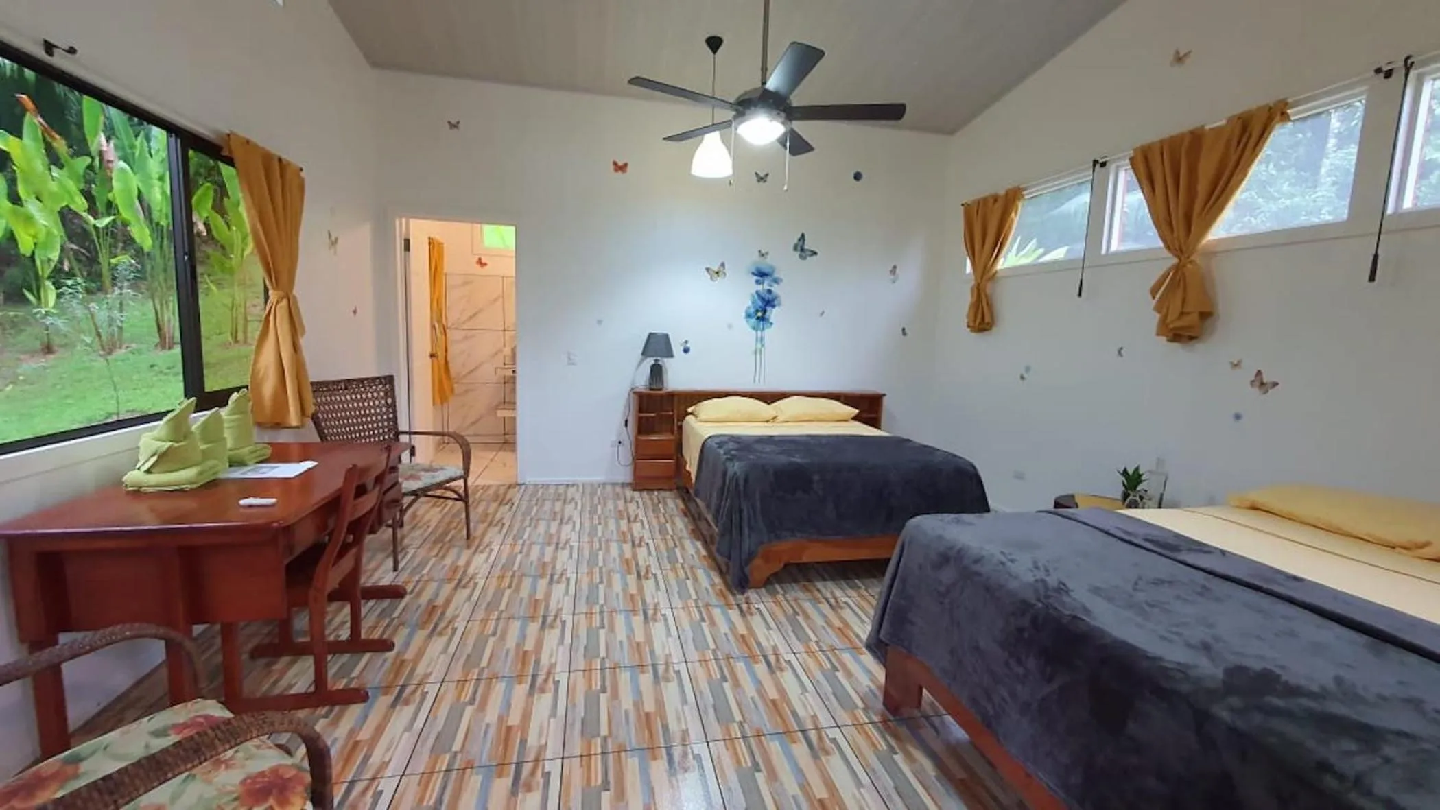 Bed in Las Caletas Lodge