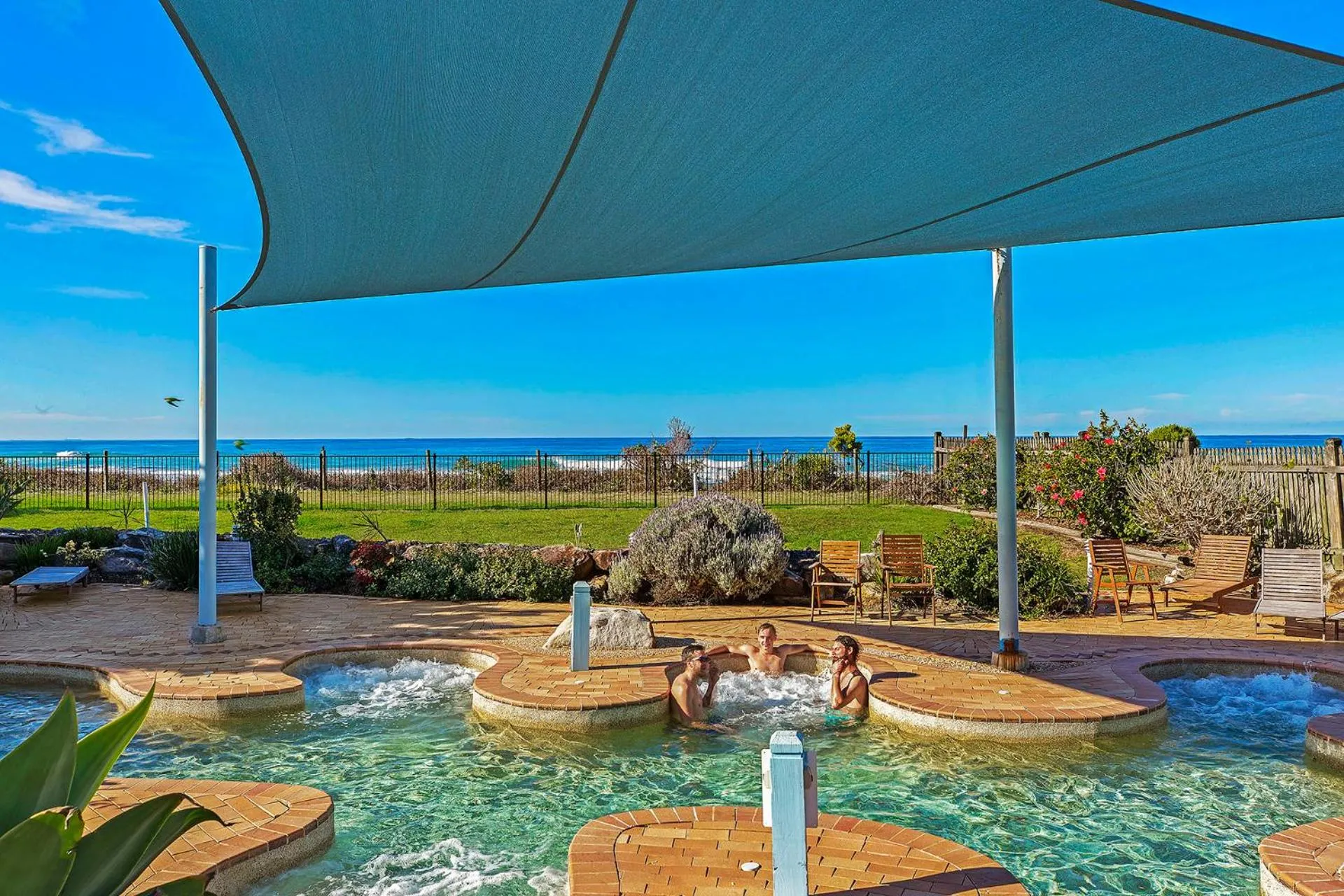 Swimming pool in Blue Lagoon Beach Resort