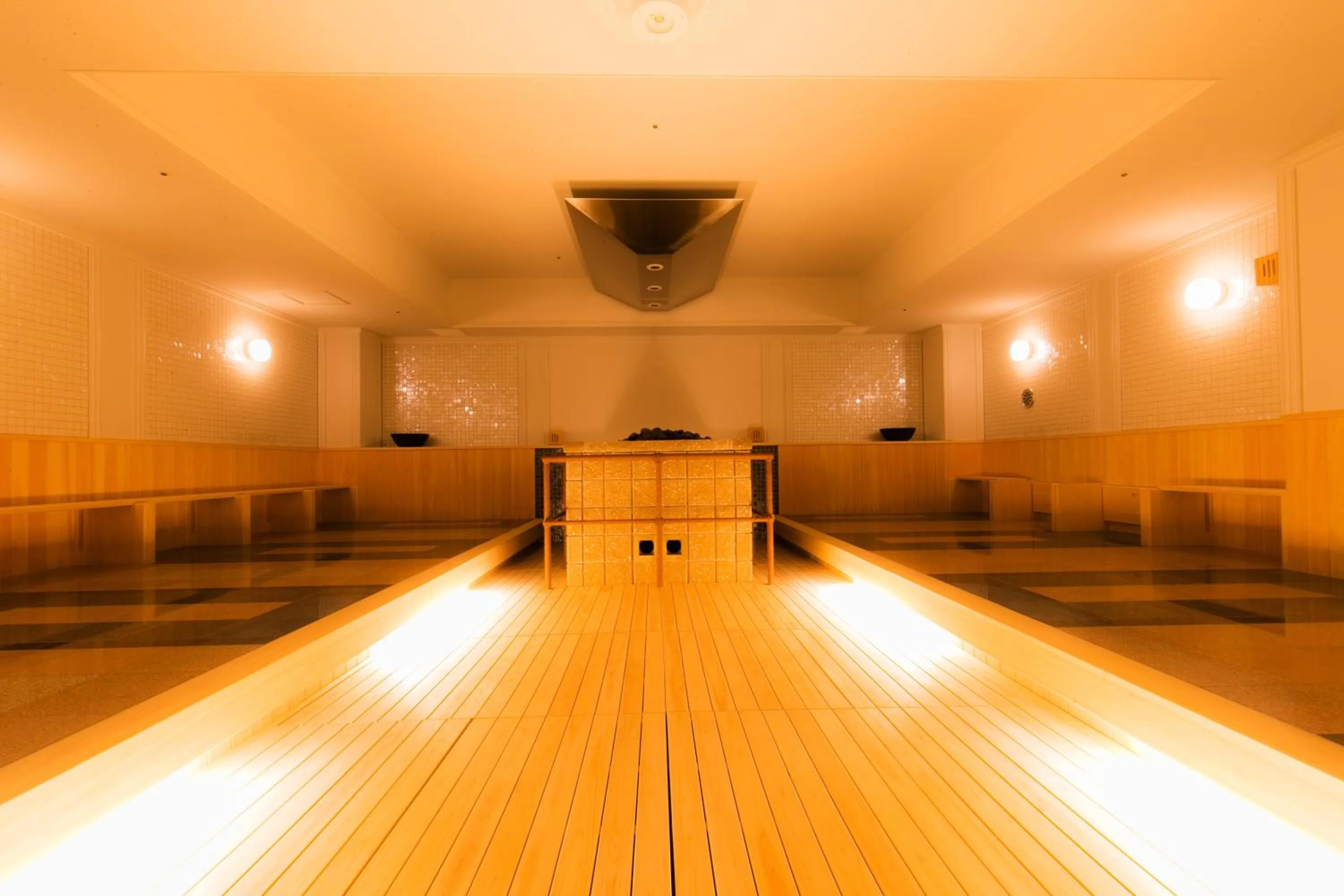 Sauna in Spa & Hotel Suishun Matsuiyamate