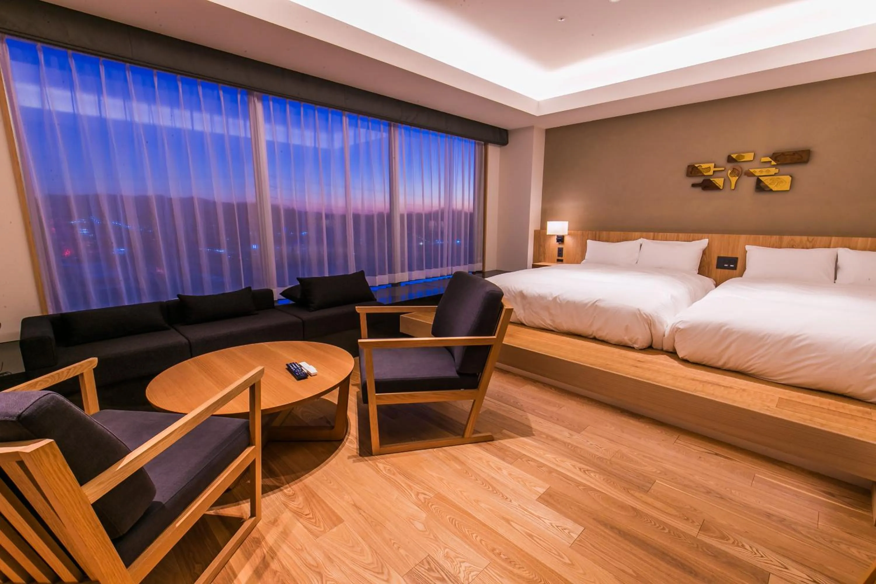 Photo of the whole room, Bed in Spa & Hotel Suishun Matsuiyamate