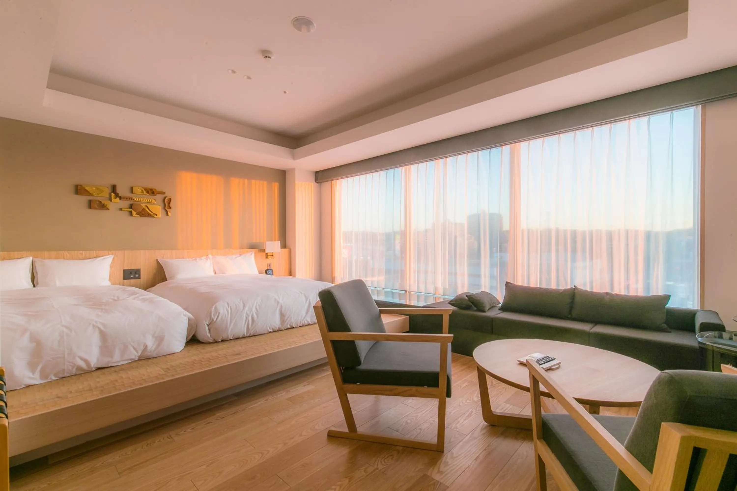 Photo of the whole room, Bed in Spa & Hotel Suishun Matsuiyamate