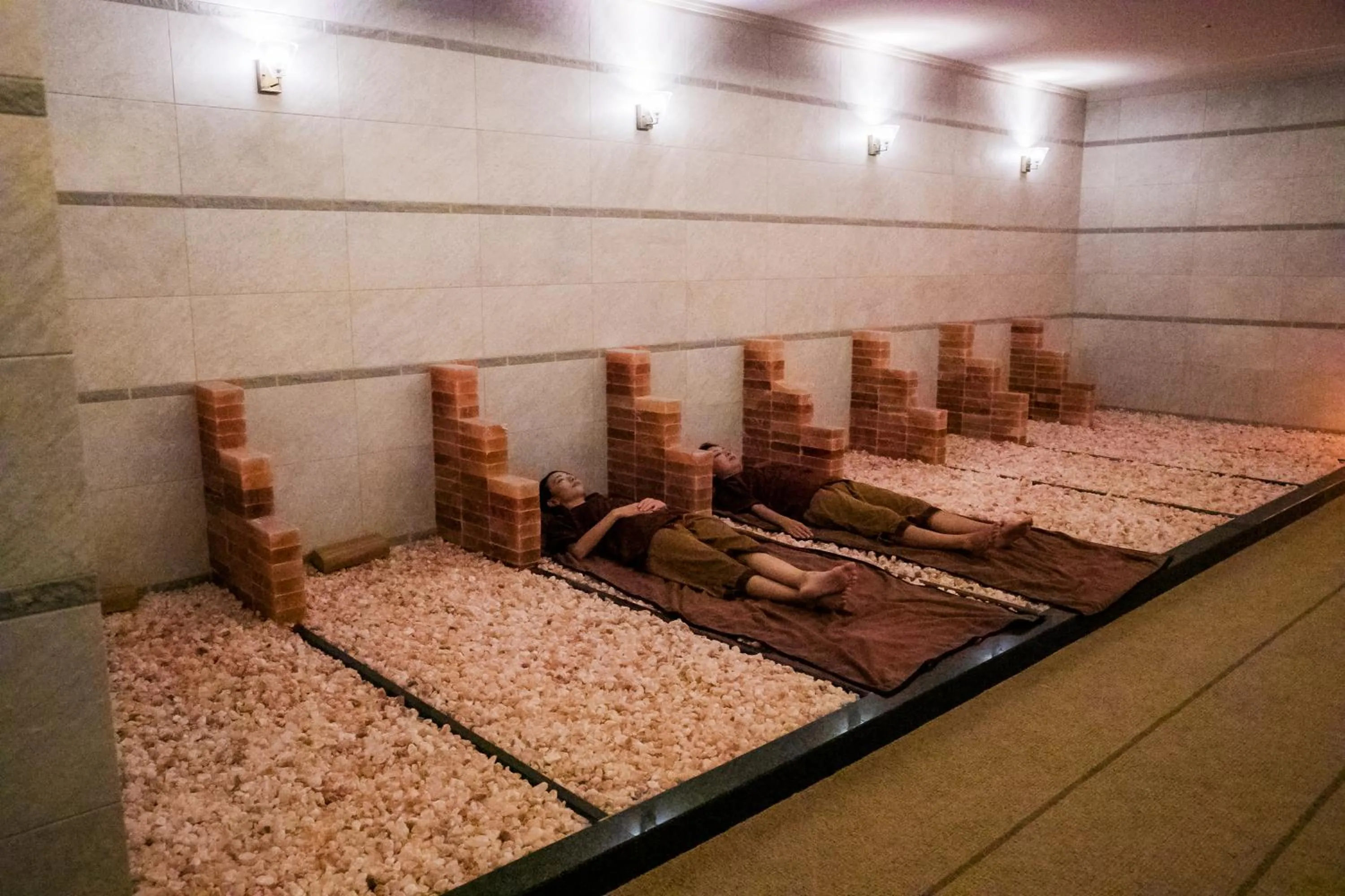 Sauna in Spa & Hotel Suishun Matsuiyamate