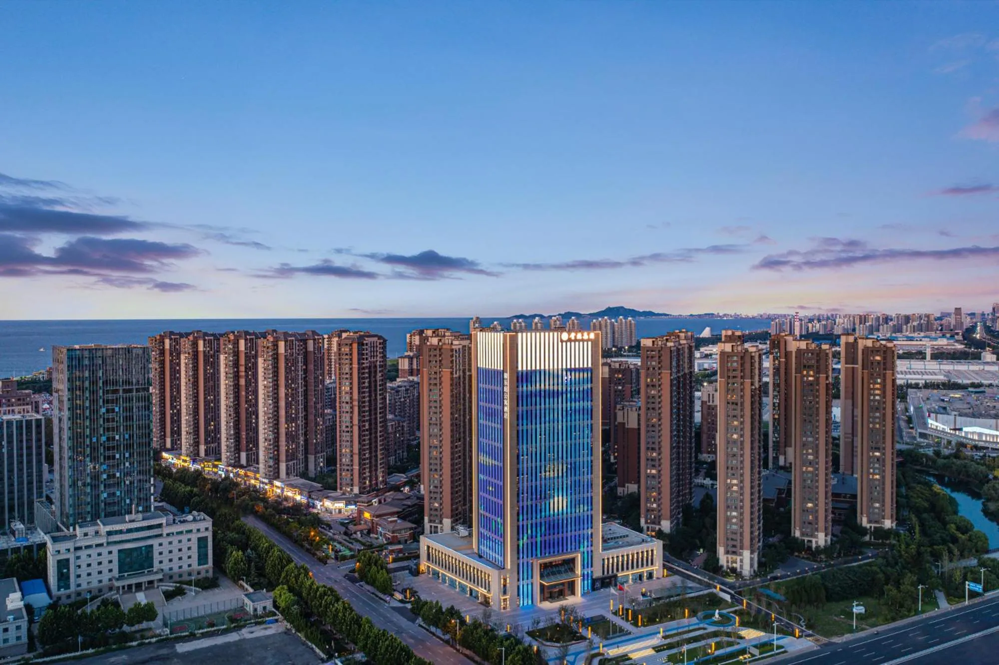 Bird's eye view in Citadines Jinqiao Building Yantai