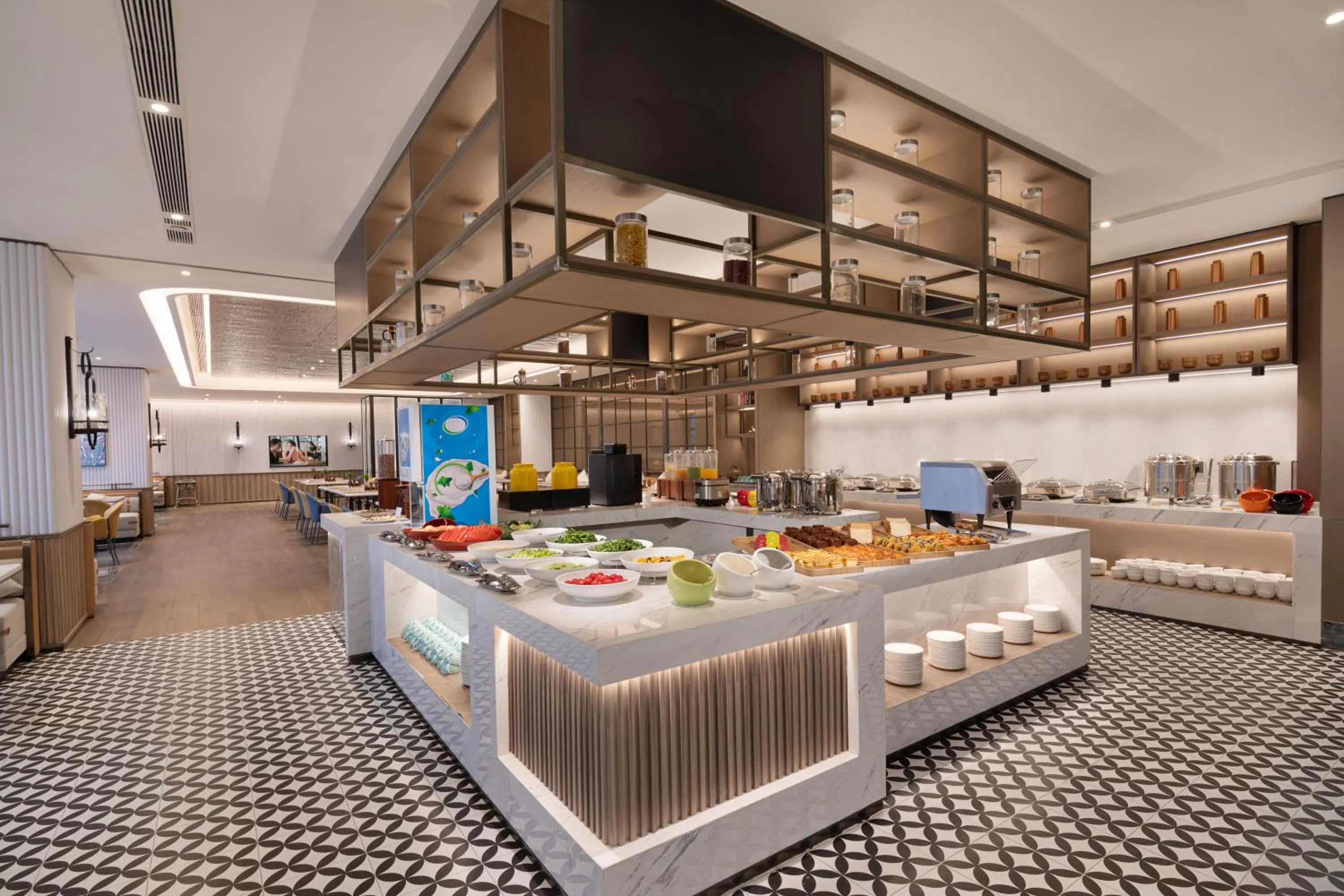 Breakfast in Citadines Jinqiao Building Yantai