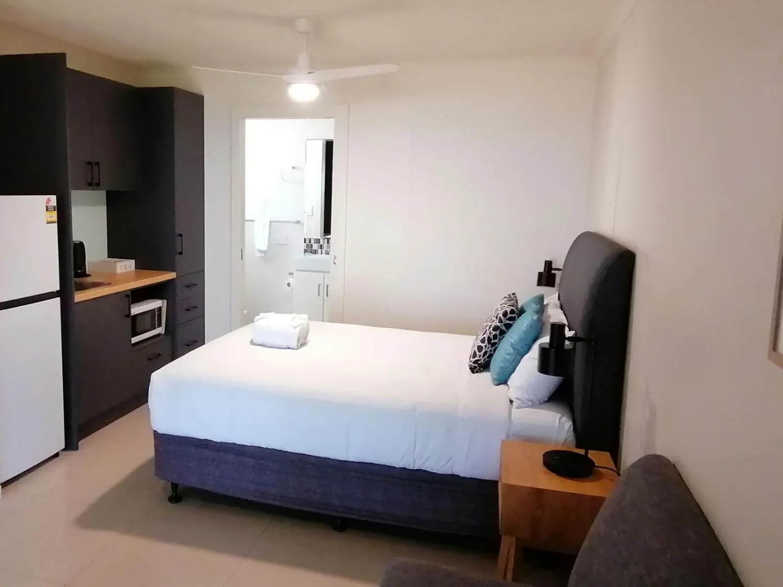 Bed in NRMA Agnes Water Holiday Park