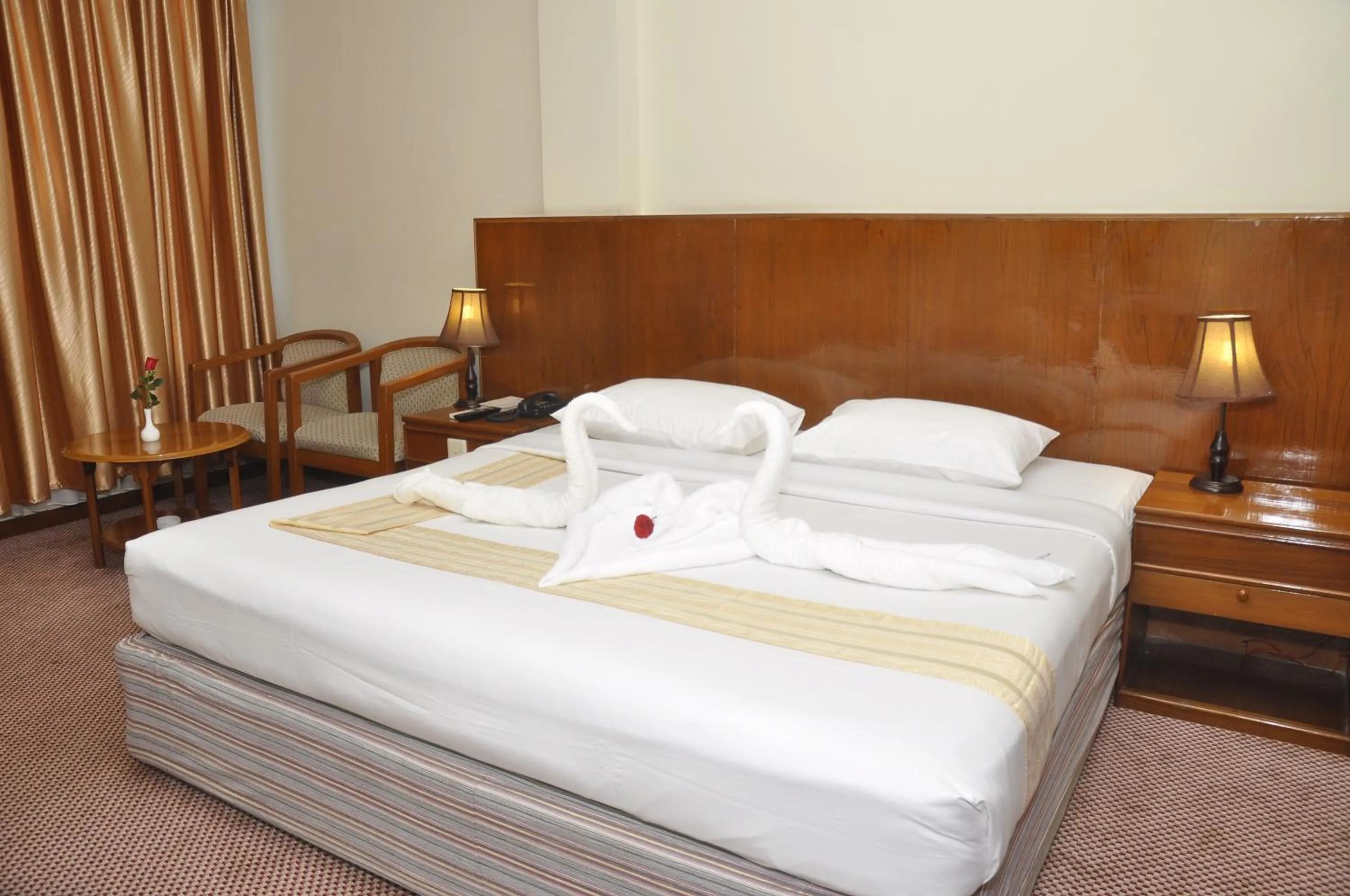Bed in Panorama Hotel