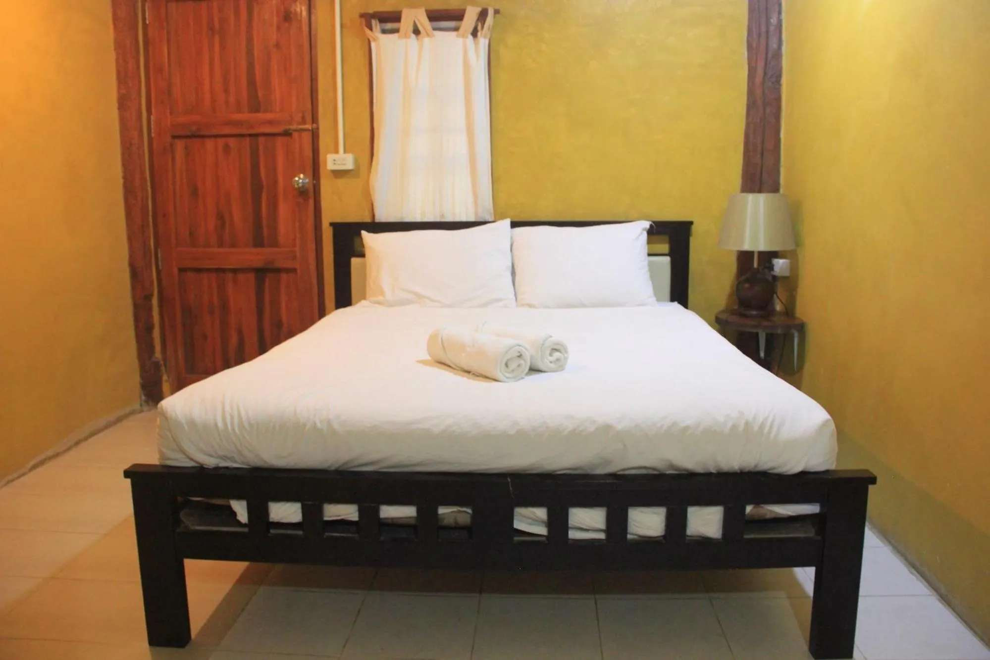 Bed in Soppong River Inn