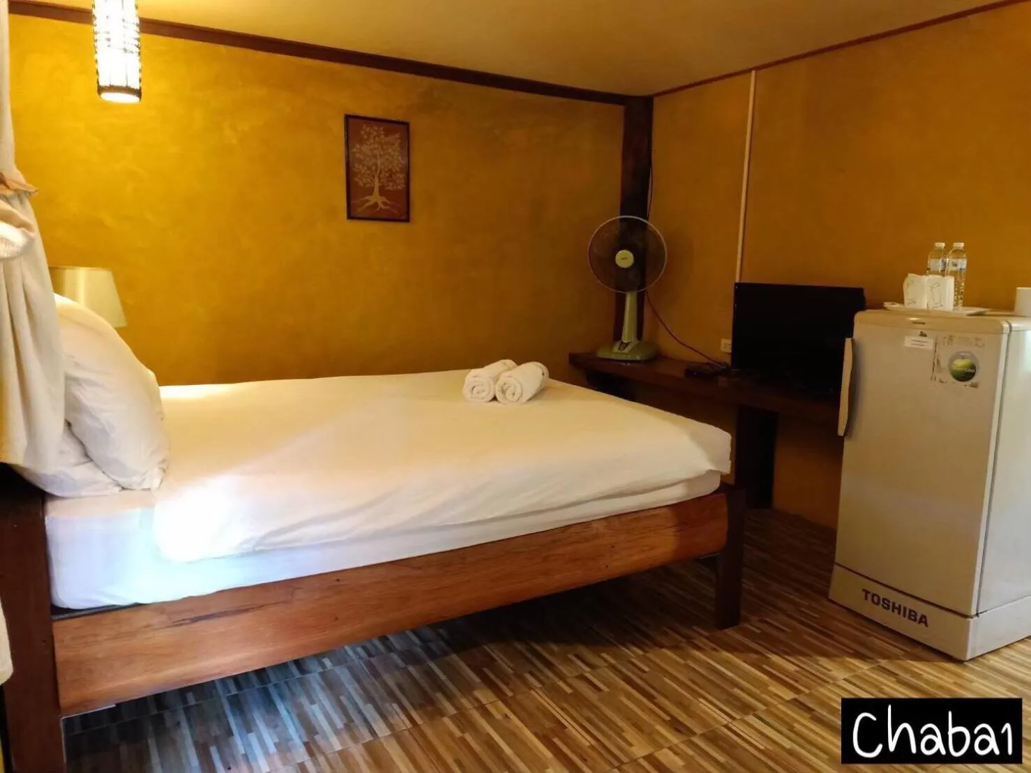 Bed in Soppong River Inn