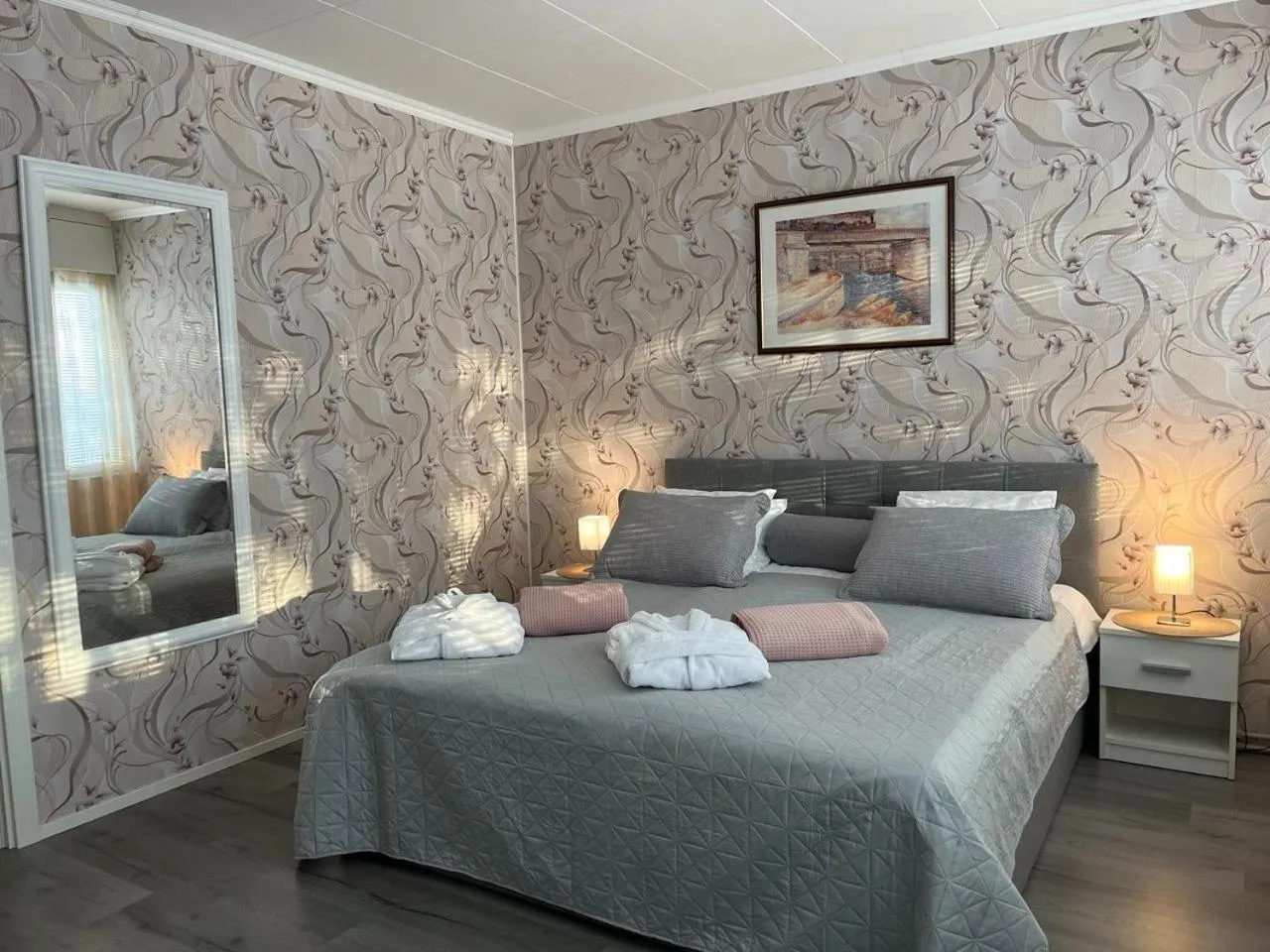 Bed in Hotel Ilomantsi North Star