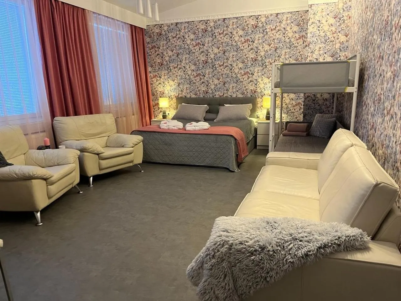 Bed in Hotel Ilomantsi North Star