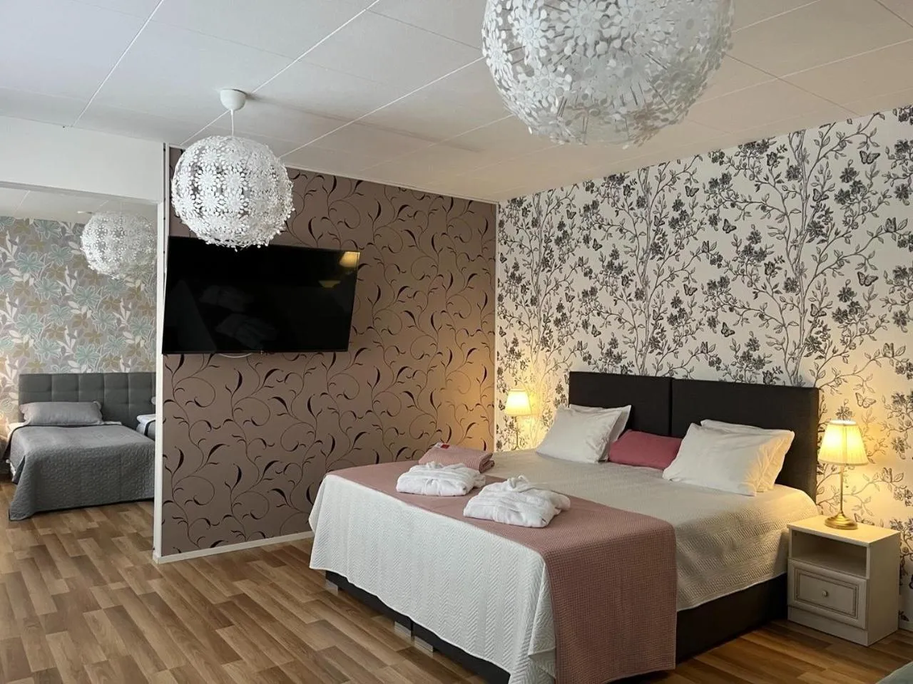 Bed in Hotel Ilomantsi North Star