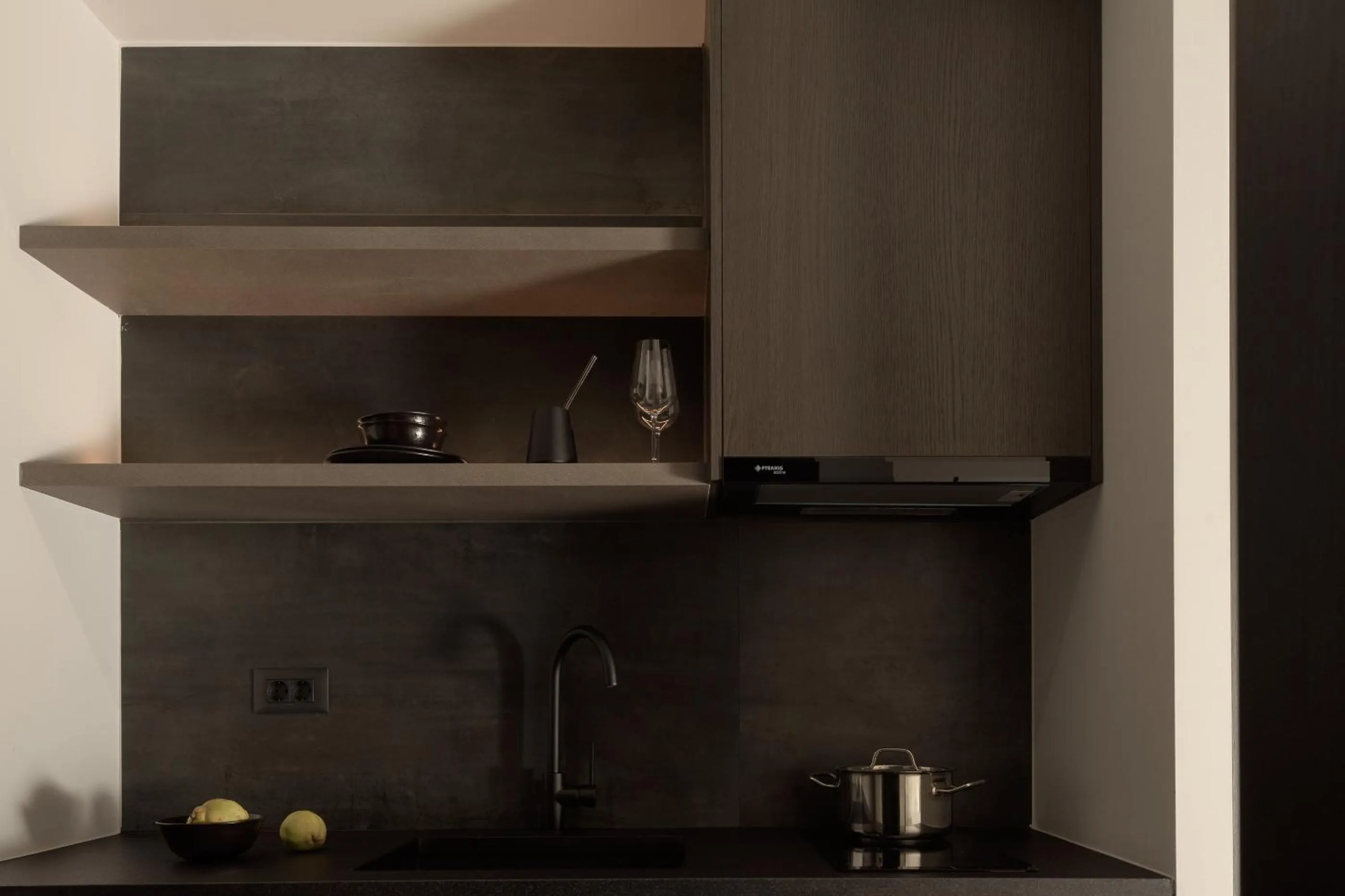 Kitchen or kitchenette in Pleiades Urban Stay by Semavί