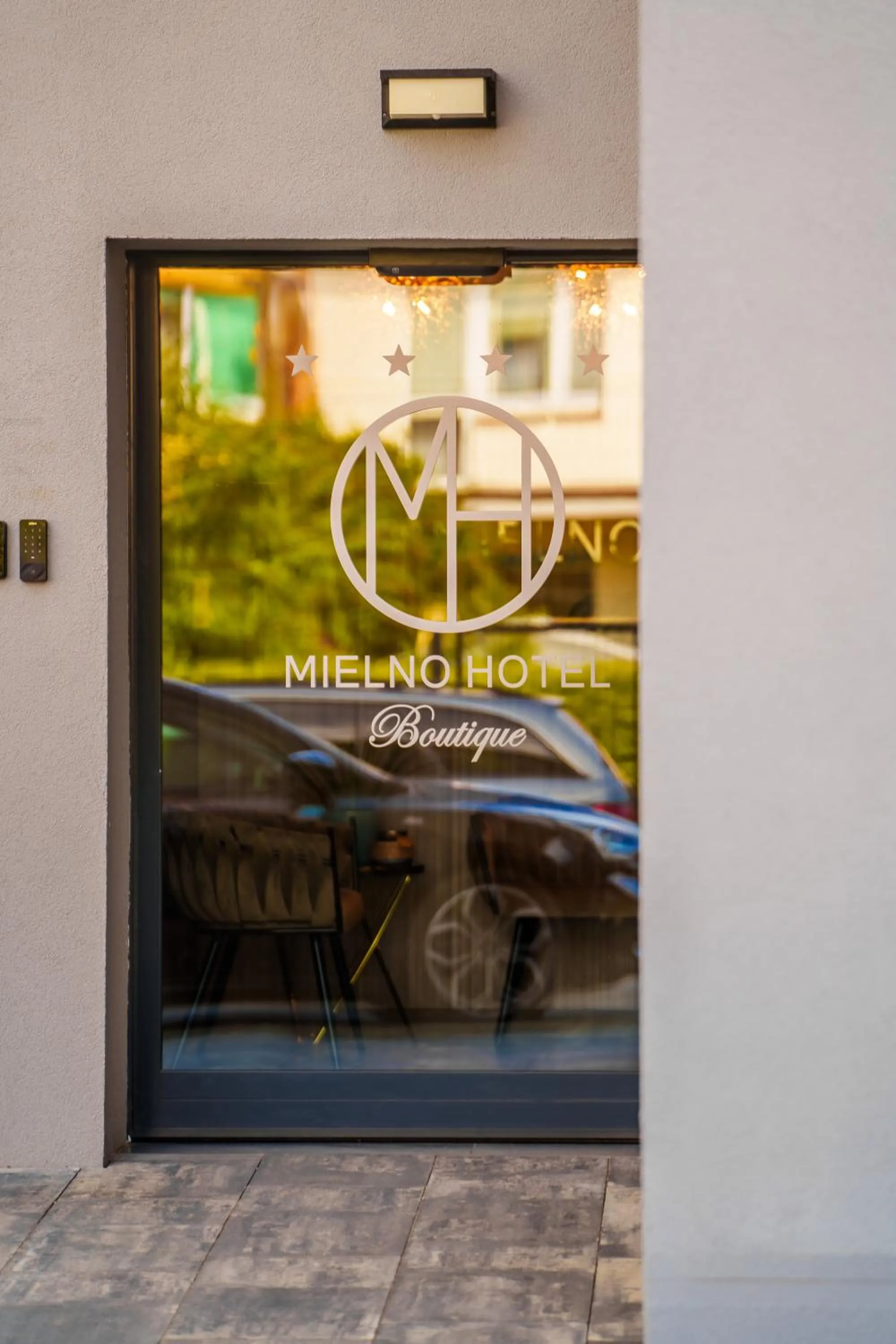 Facade/entrance in Mielno Hotel Boutique
