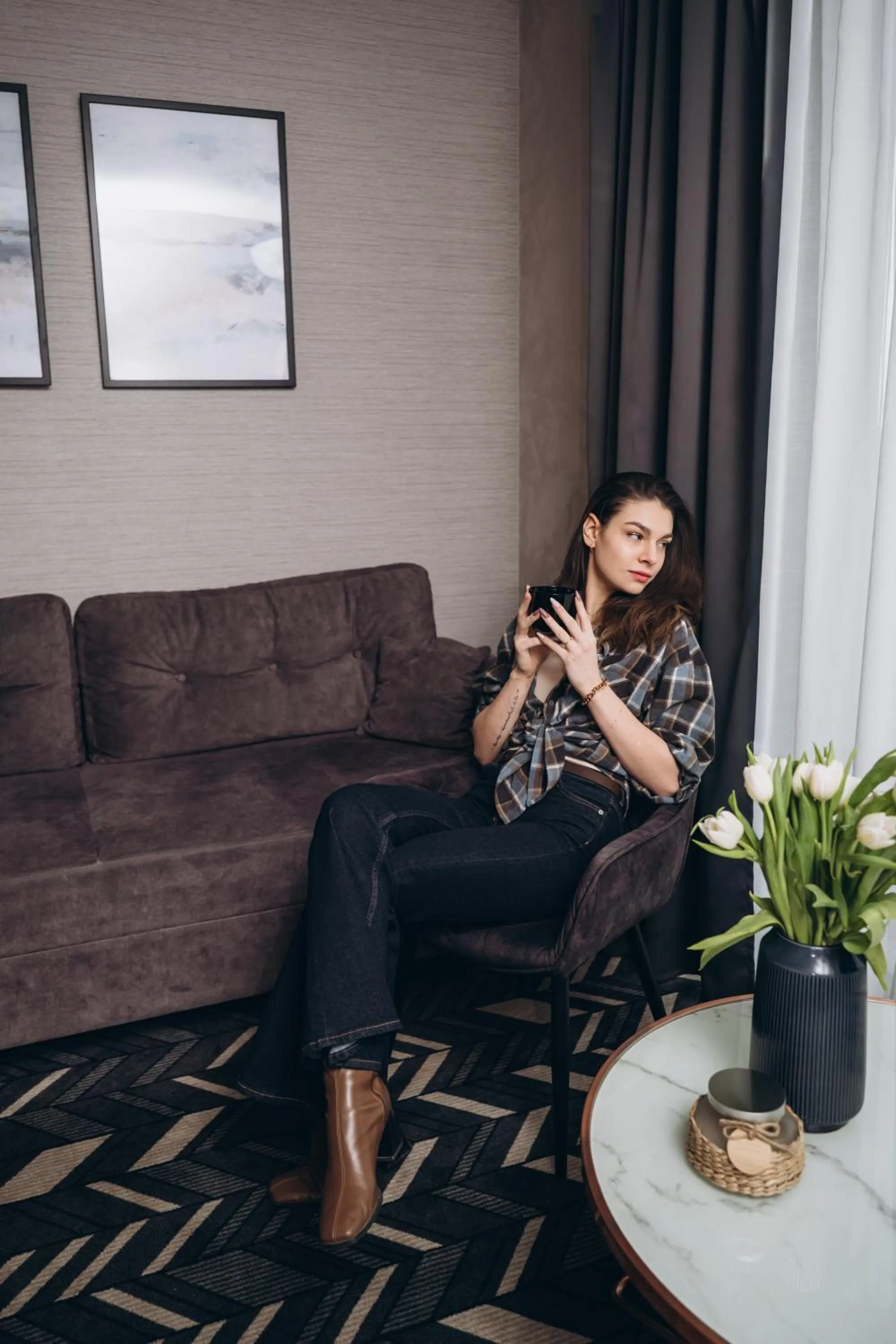 Living room in Mielno Hotel Boutique