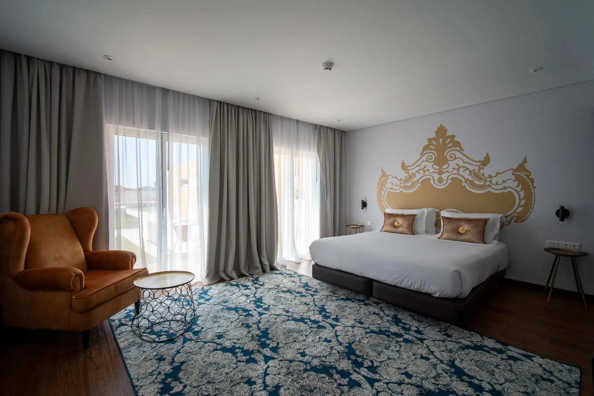 Bed in Palacio Santa Catarina Hotel