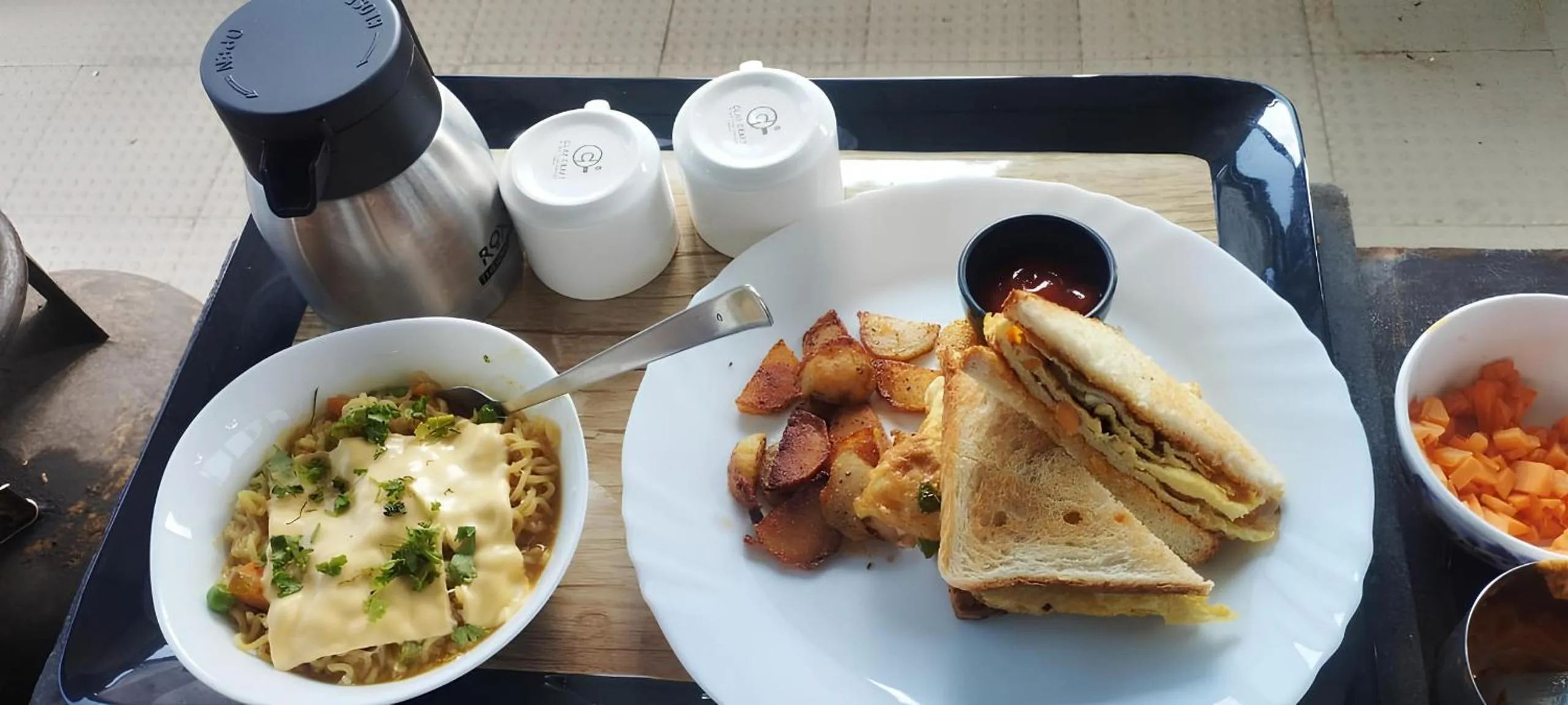 Breakfast in The Aster Enclave Hotel