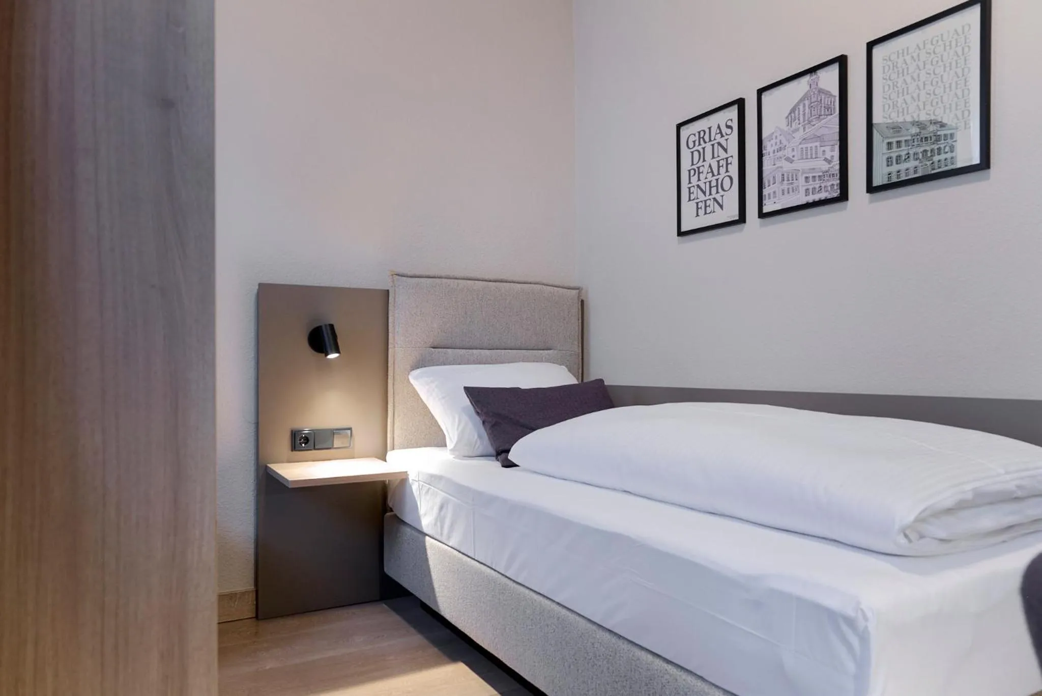 Bed in Hotel Müllerbräu