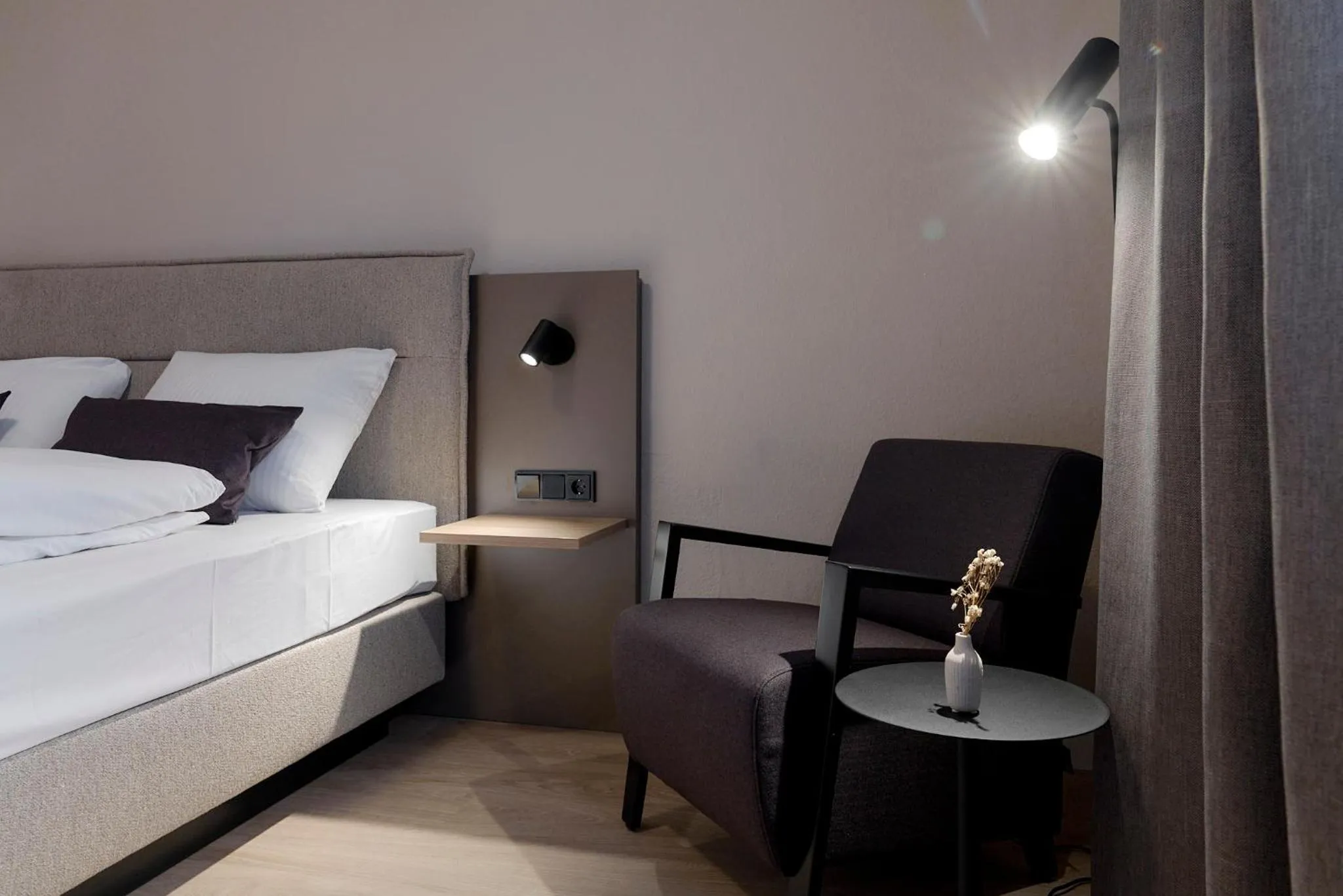 Bedroom, Bed in Hotel Müllerbräu