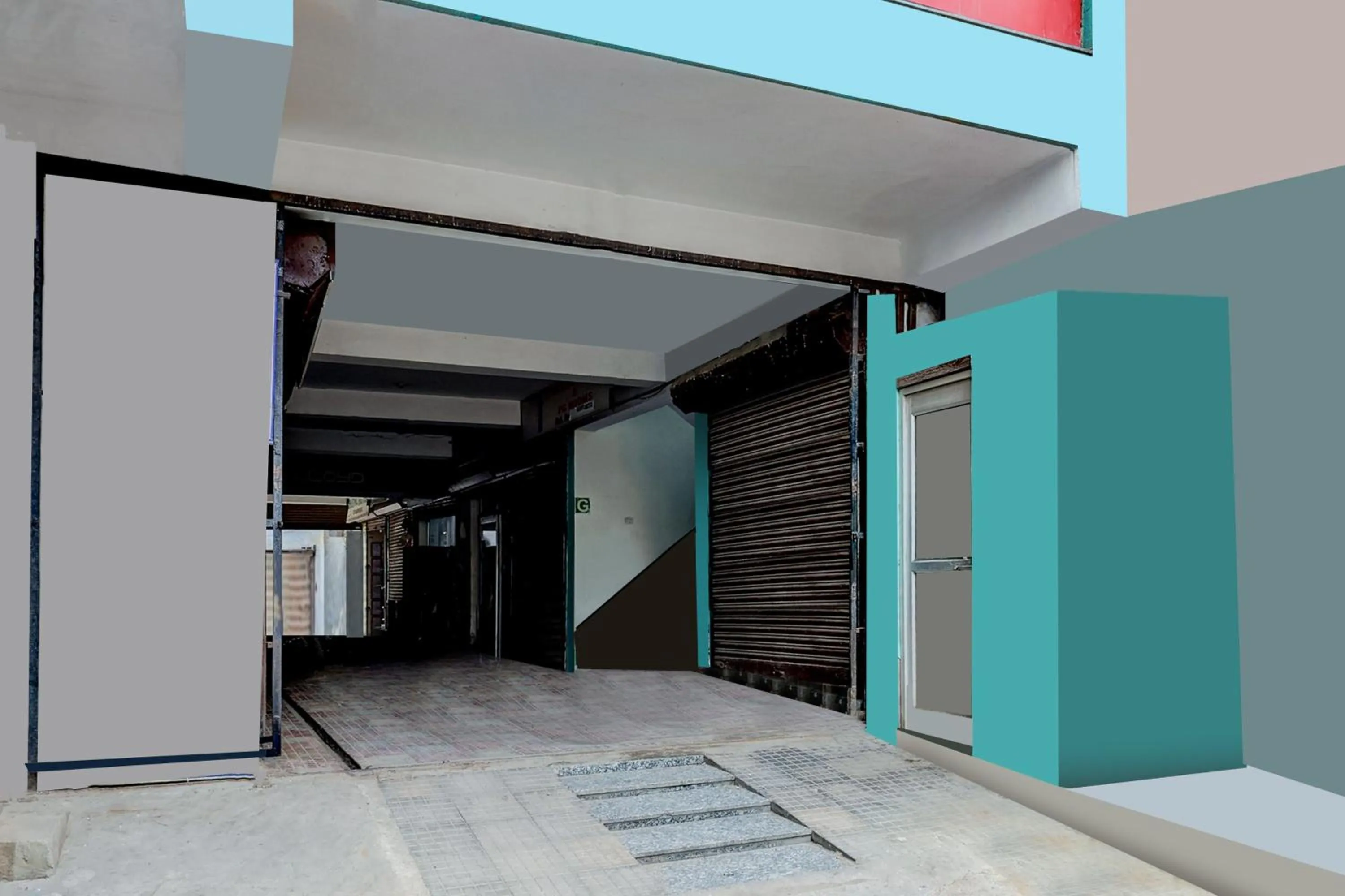 Facade/entrance in Hotel O The Star Guest House