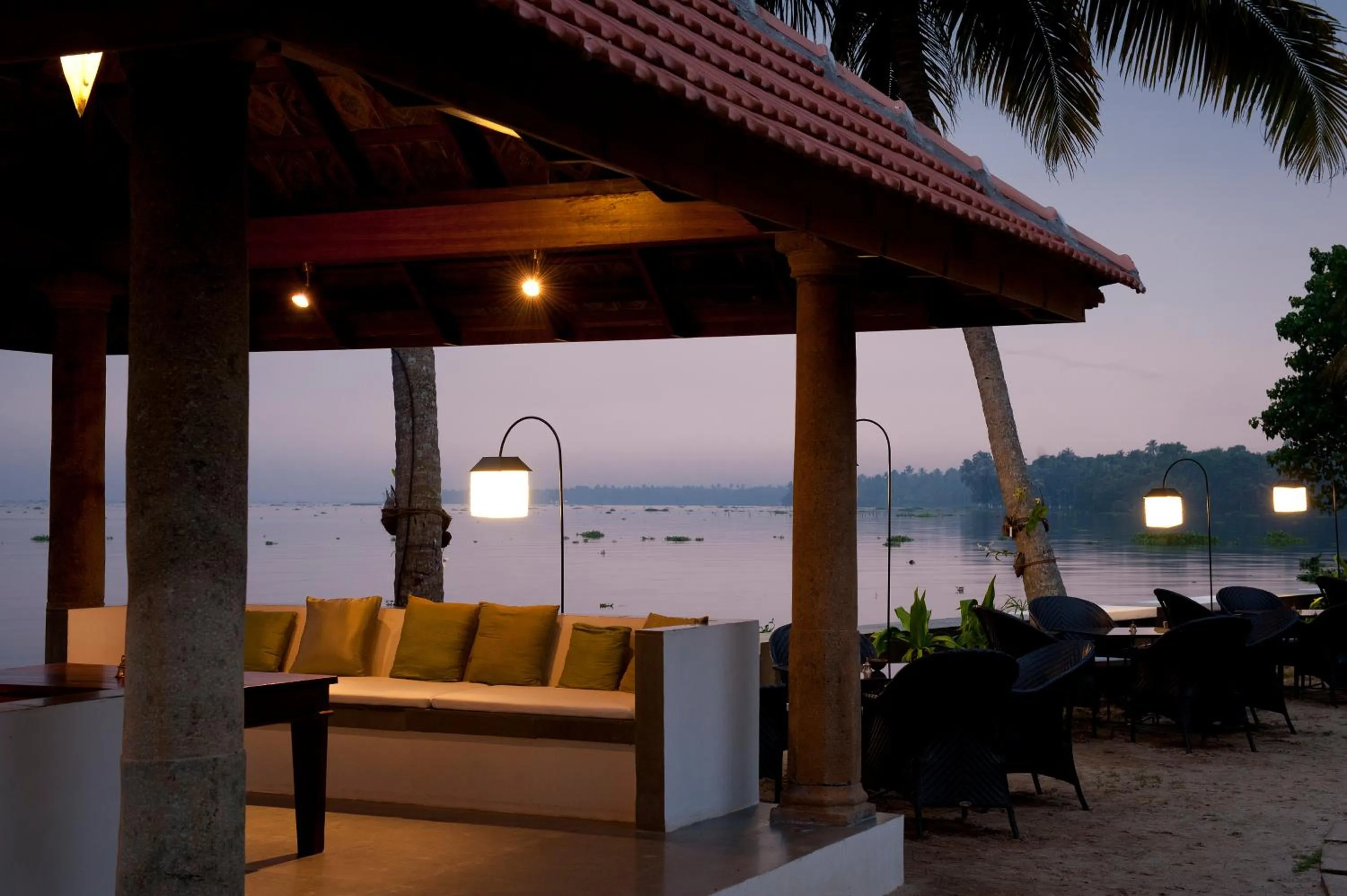 Garden view in Purity at Lake Vembanad