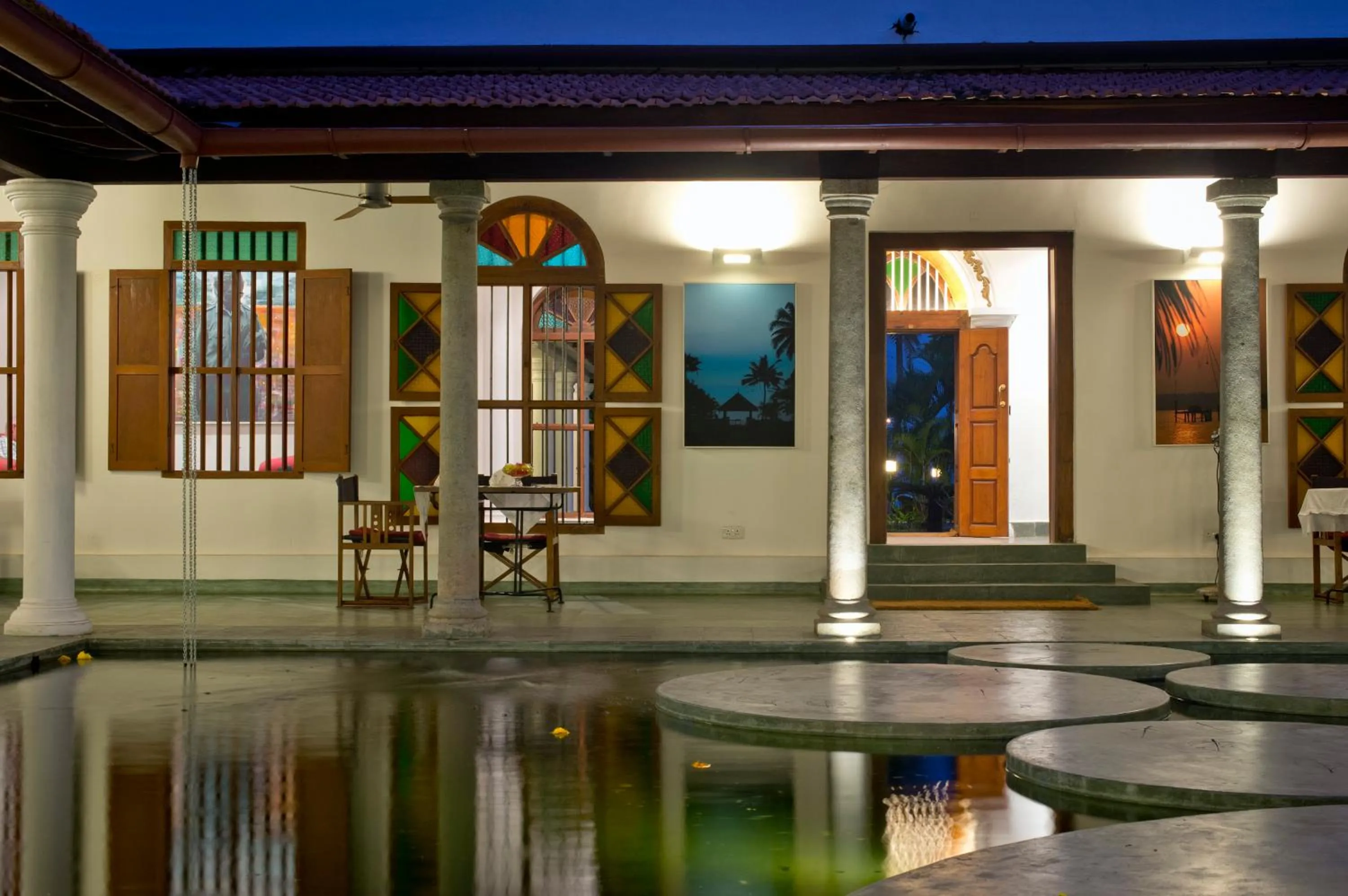 Patio in Purity at Lake Vembanad