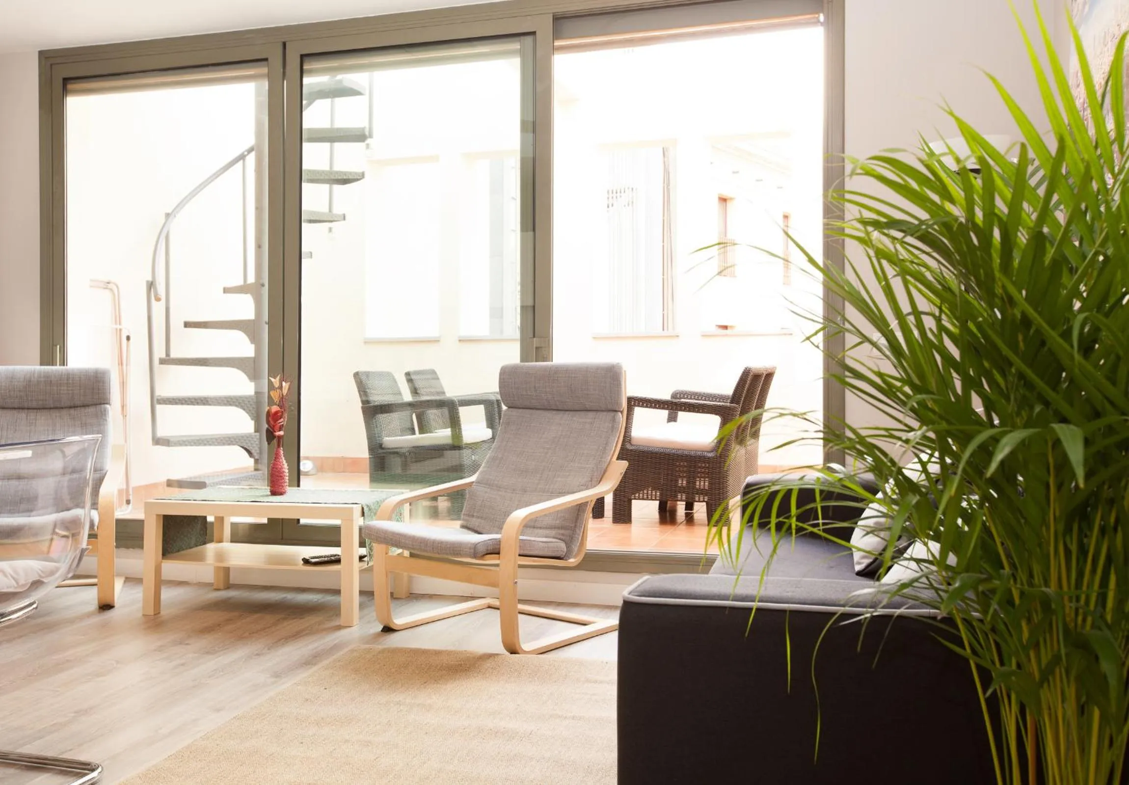 Living room in LetsGo Paseo de Gracia